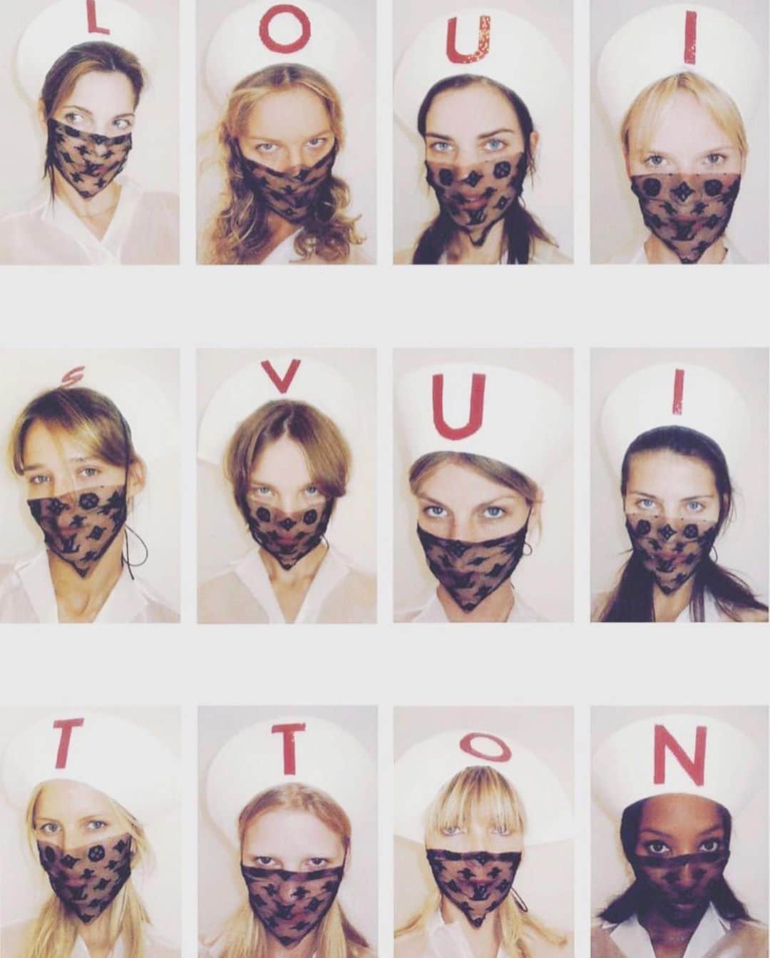 ELLE Czechさんのインスタグラム写真 - (ELLE CzechInstagram)「#CurrentMood Louis Vuitton Spring 2008 Monogram Lace Face Mask _ #ELLEczech [RG @themarcjacobs ] #frompasttopresent #louisvuitton」2月27日 19時20分 - elleczech