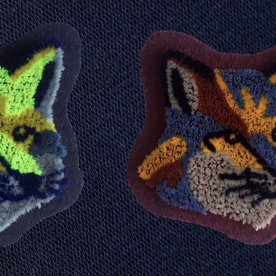 Gildas Loaëcのインスタグラム：「New collections, new winds, new logos: Say hello to the ‘Neon Fox Head’! 🦊💚 - #FW20 #MaisonKitsune」