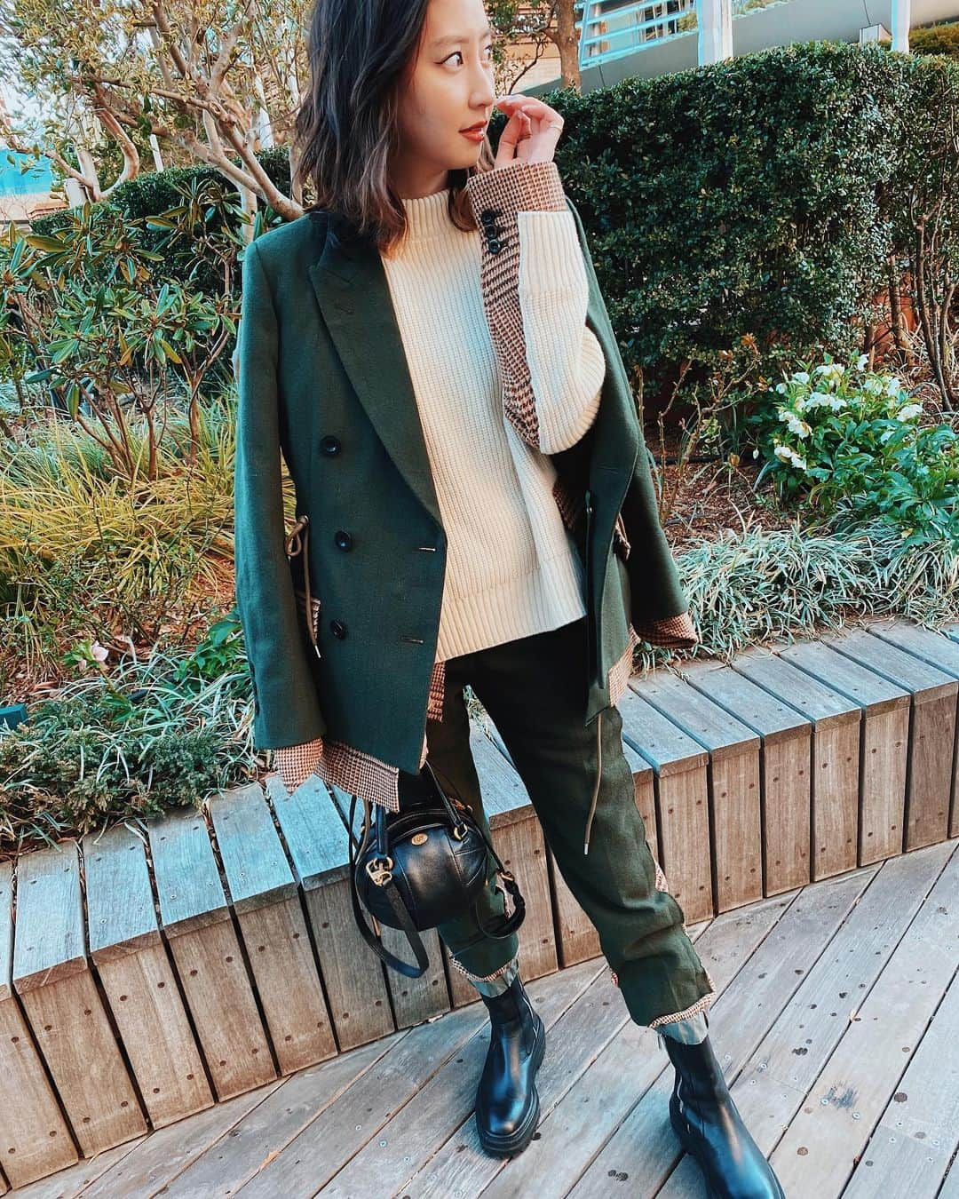 河北麻友子さんのインスタグラム写真 - (河北麻友子Instagram)「FASHION OUTFIT: Sacai BOOTS: ZARA BAG: Gucci #FASHION #OOTD」2月27日 22時20分 - mayukokawakitaofficial