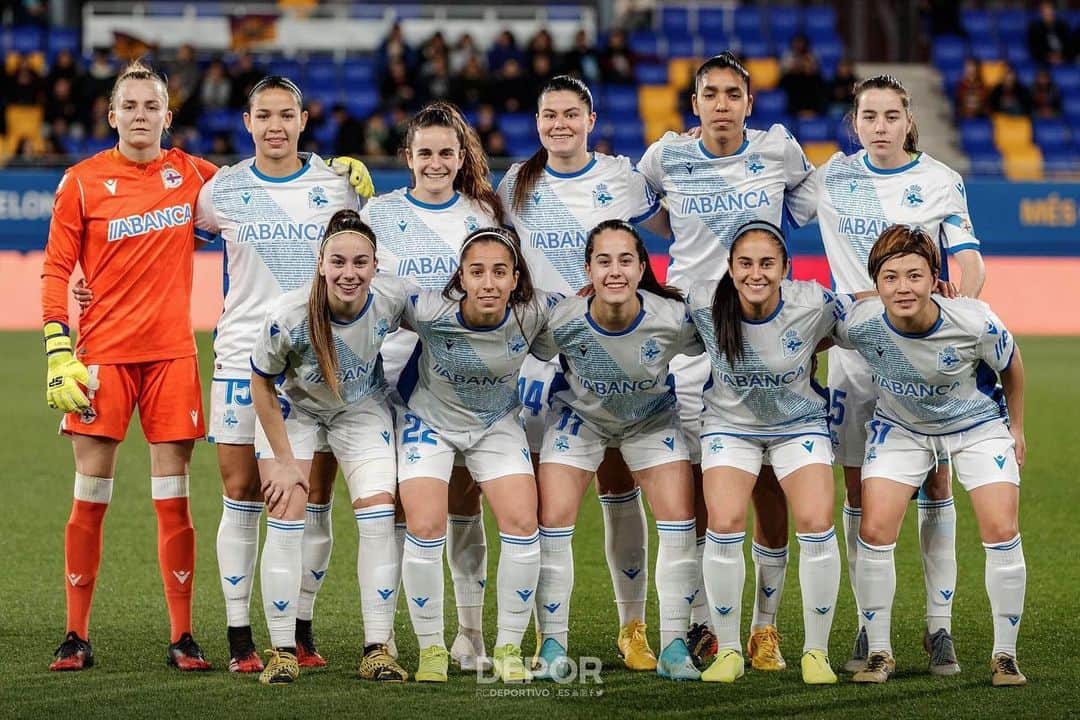 山本摩也のインスタグラム：「.﻿ ﻿ 2020.02.26﻿ La copa de la Reina﻿ va Barcelona (1-0)﻿ ﻿ Esto es el Dépor ﻿ Esto es mi equipazo ﻿ ﻿ @rcdeportivo  @rcdfem」