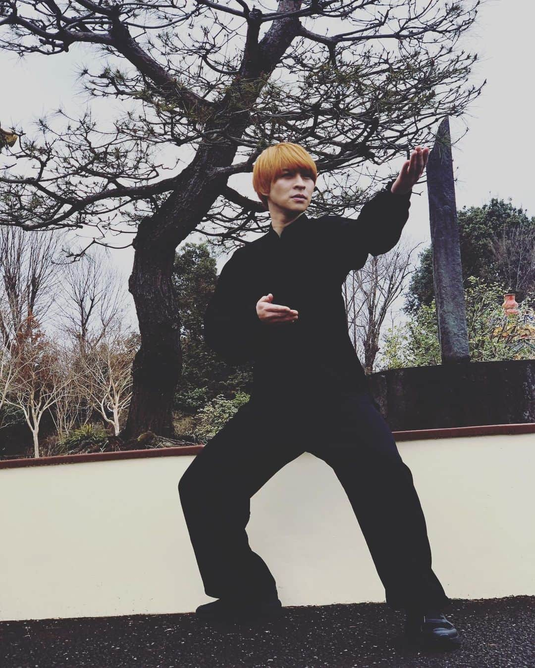 西銘駿のインスタグラム：「カンフー西銘 #太極拳  #とあるロケ  #乞うご期待」