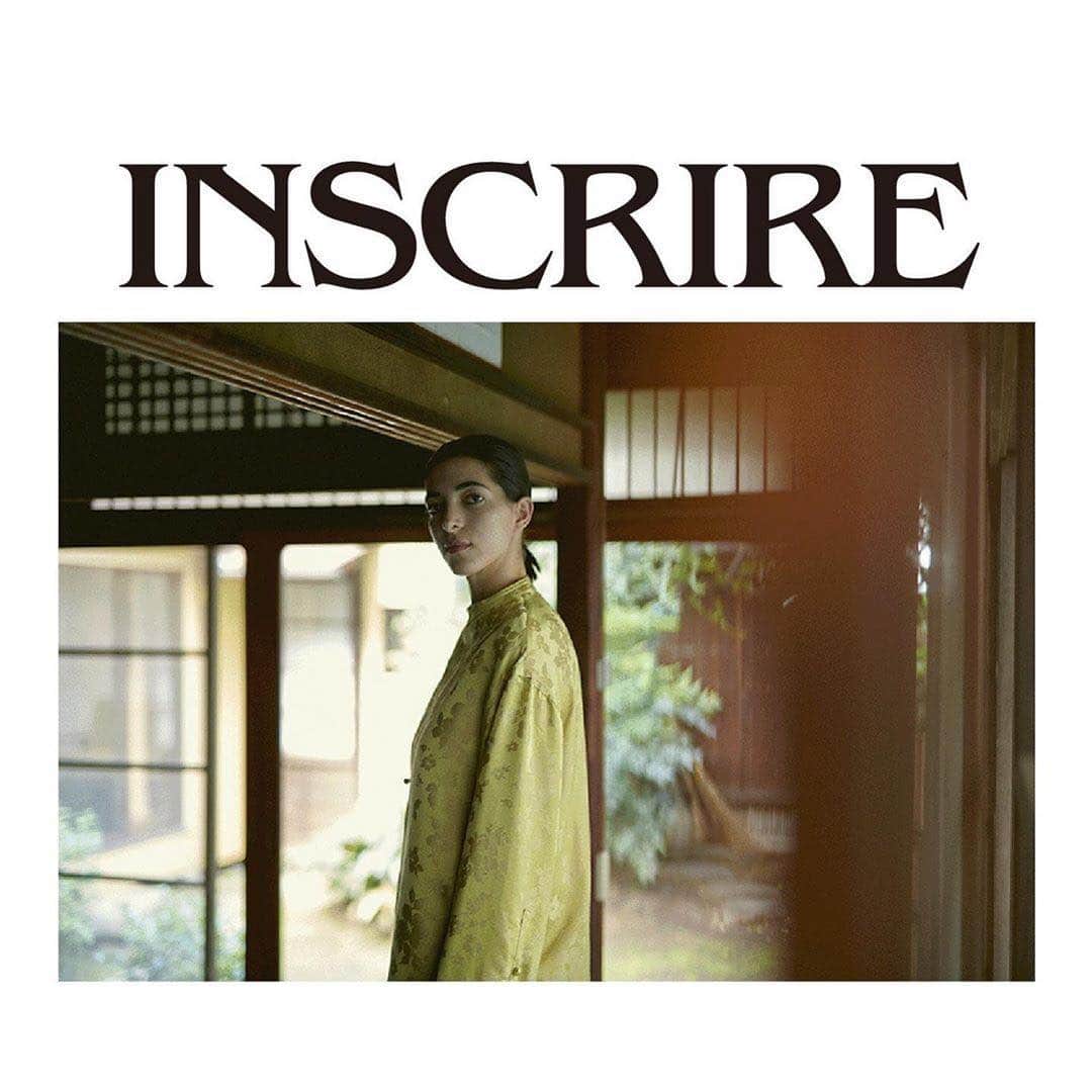 佐川理佳のインスタグラム：「@inscrire_official  photo by @shuheishine #repost  INSCRIRE  Spring-Summer 2020 Website Up date」
