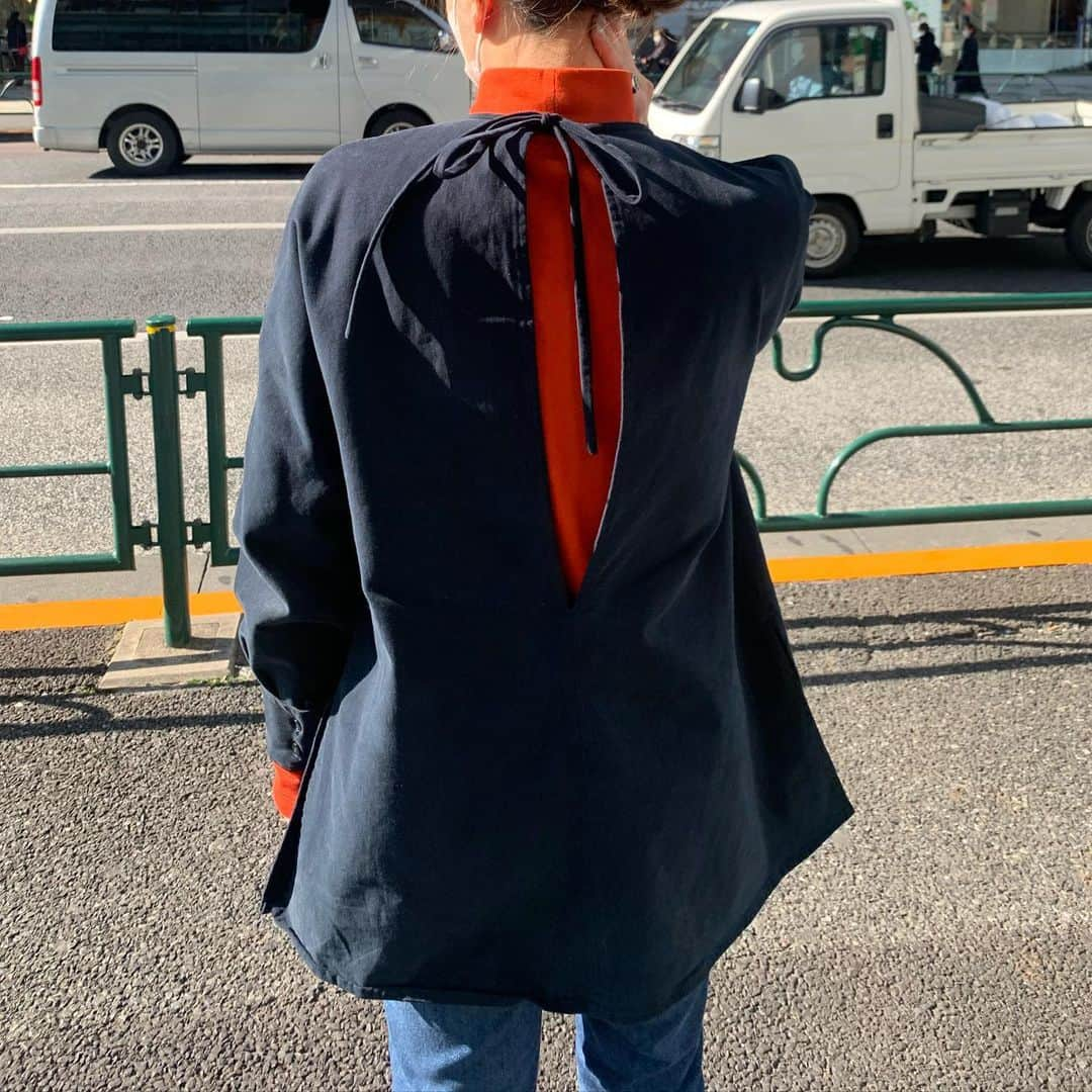 柴田ひかりさんのインスタグラム写真 - (柴田ひかりInstagram)「中に着てるのは昔otoeで買った🍊リボンのはアクネ」2月27日 23時08分 - shibatahikari