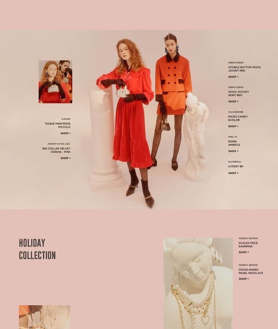 川原あやかのインスタグラム：「web design. . wconcept.  #webdesign #design」