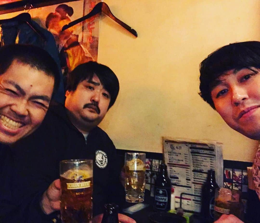 畠中悠さんのインスタグラム写真 - (畠中悠Instagram)「ミキ寄席と同期ライブ一か七かでした！ その後は空気階段もぐらとくらげ渡辺と馬刺しとホッピー！ 道ですれ違った若者に、今のくじらじゃない？と言われてました！もぐらかくらげが！ #ミキ寄席 #一か七か #東京NSC17期 #くらげ #空気階段 #渡辺 #もぐら #馬刺し #ホッピー #くじら #全員同い年 #1987年生まれ #メッシ #長澤まさみ #チャングンソク」2月28日 3時03分 - hatanakayuuuuu