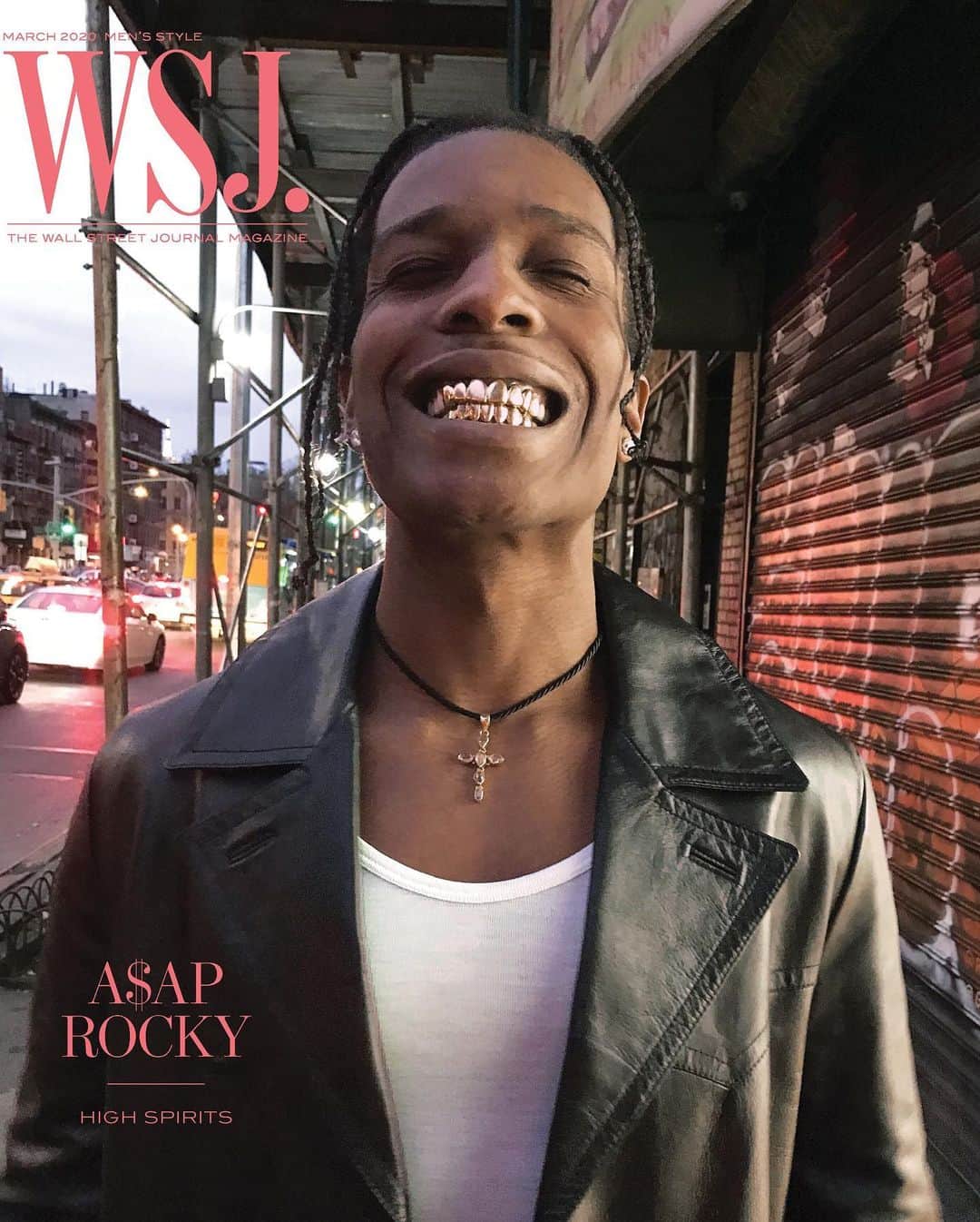 エイサップ・ロッキーのインスタグラム：「😁x🤭x🤨 @wsjmag WSJ x URS TRULEY」