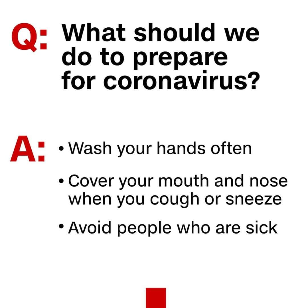 CNNさんのインスタグラム写真 - (CNNInstagram)「To stay healthy and protect yourself from the novel coronavirus, take the usual cold and flu precautions: Wash your hands often with soap and water for at least 20 seconds, stay at least 3 feet away from anyone who may be infected, and cover your entire mouth and nose when you cough or sneeze. ⠀⠀⠀⠀⠀⠀⠀⠀⠀⠀⠀⠀ 🆕 Tap the link in our bio to submit your questions about the coronavirus. We’ll be answering more questions on our Instagram feed.」2月28日 6時16分 - cnn