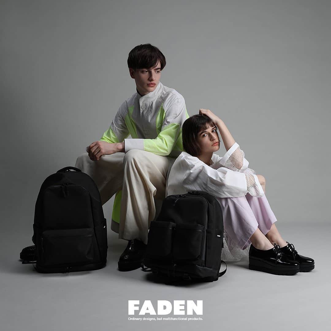 のインスタグラム：「FADEN TOKYO﻿ ﻿ 「機能に、ふつうのカタチを」﻿ 2019年にローンチをしたファッションアディクトに向けた多機能バッグブランド「FADEN TOKYO」が取扱店舗にて展開中。﻿ ﻿ 取り扱い店舗 アダム エ ロぺ全店 ワイルド ライフ テーラー丸の内店/札幌ステラプレイス店 ﻿ @adametrope﻿ @faden_tokyo﻿ #adametrope #faden #bag #backpack #dayback」