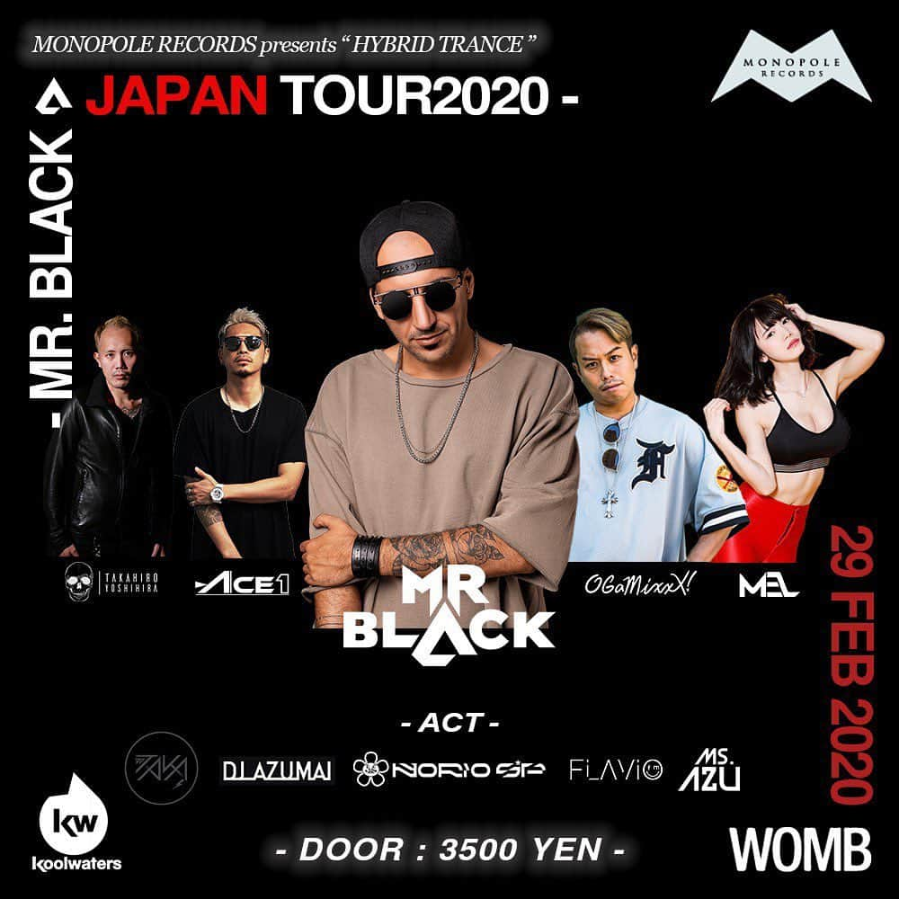 DJ ACEさんのインスタグラム写真 - (DJ ACEInstagram)「⚡️﻿ いよいよ明日29日 @womb_tokyo にてHybridTrance!!﻿ SPゲストは @mr_black_music 🤘﻿ 新曲や新しいRemixも含めいつもとは少し違ったセットにします！﻿ 深夜3時頃からTeam ACE1内にてDJライブ配信予定！﻿ ﻿ See you at #WombTokyo tomorrow 29th sat! ﻿ #HybridTrance with #MrBlack」2月28日 19時10分 - ace1djace