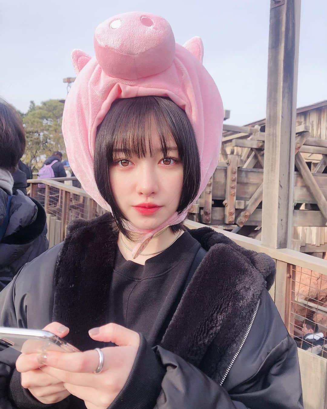 吉田凜音のインスタグラム：「この前ディズニーいった」