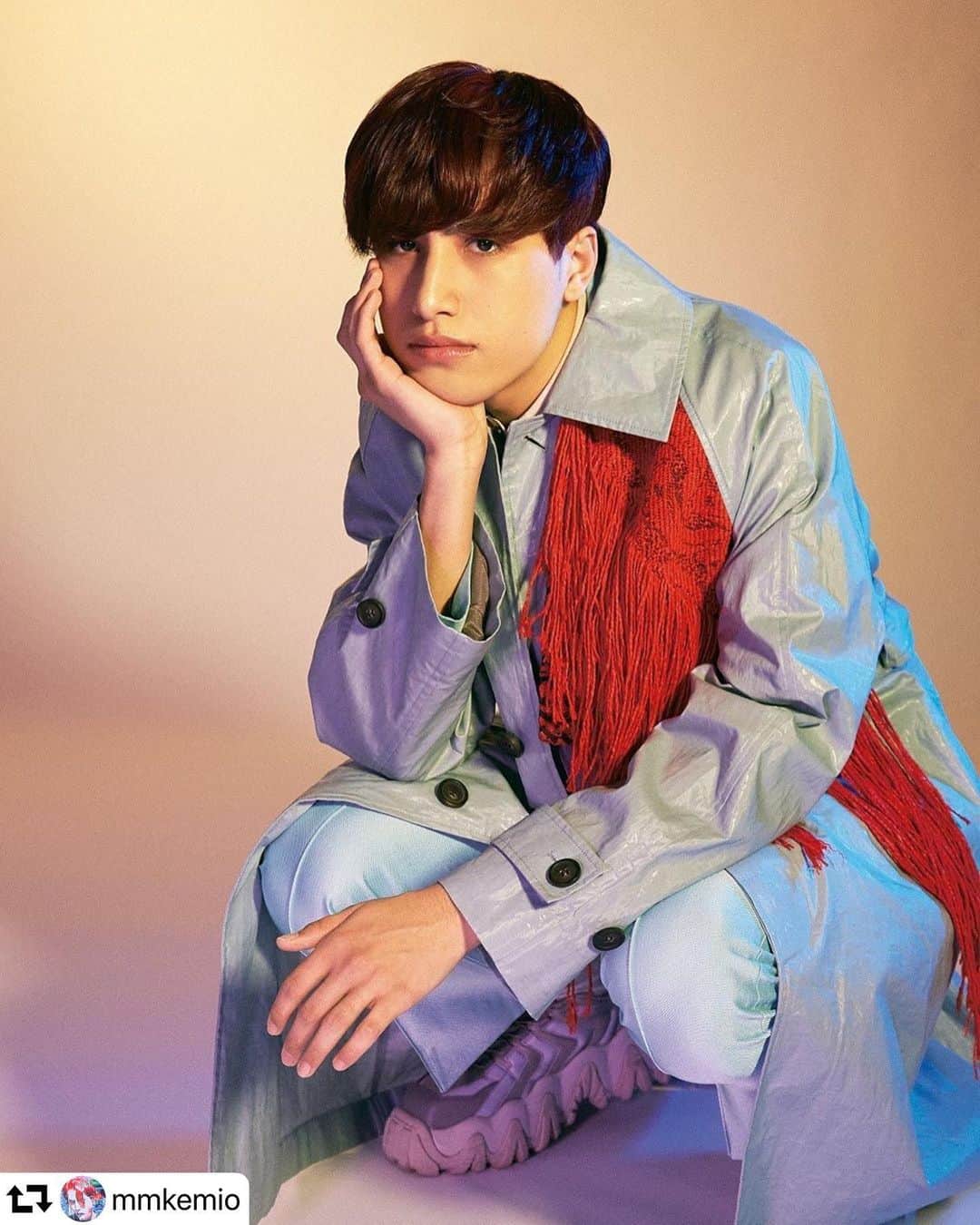 西村哲也のインスタグラム：「Styled by me  Photo @sasutei  Hair & makeup @it1031777  #repost @mmkemio ・・・ 前髪つくろうかと」