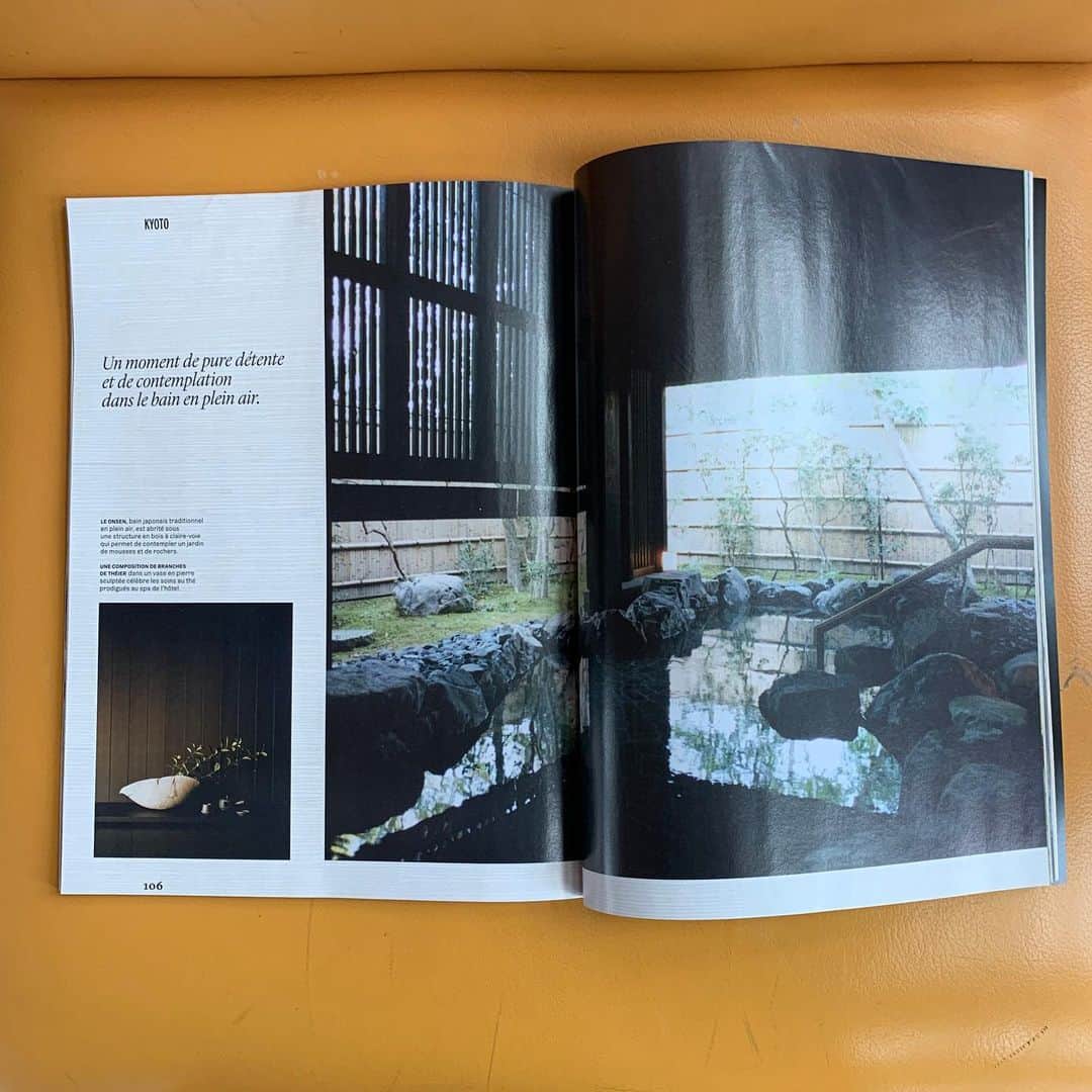 蓮井元彦さんのインスタグラム写真 - (蓮井元彦Instagram)「Just got myself a copy of @ad_magazine at the airport. Nice to see my story @aman_kyoto on the printed.」2月28日 20時23分 - motohiko_hasui