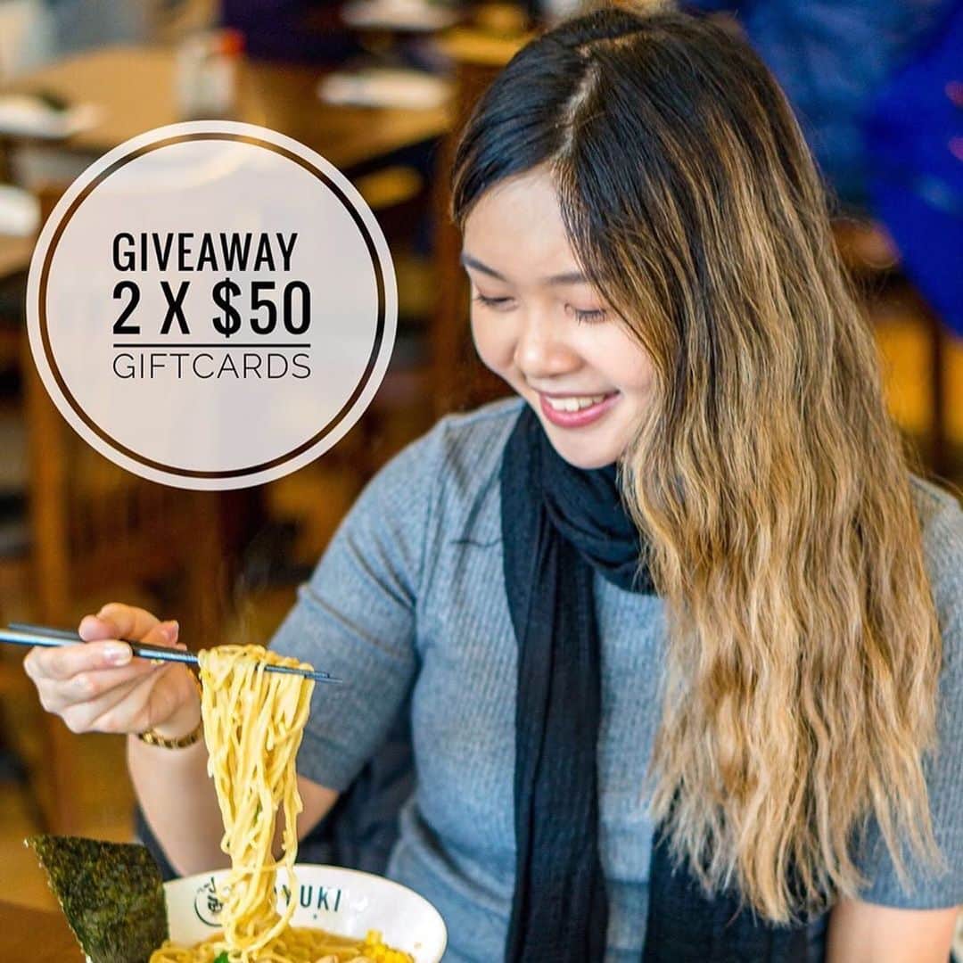 のインスタグラム：「Posted @withregram • @cuisineandcaffeine •GIVEAWAY ALERT: KOYUKI RAMEN• ⠀⠀ I’ve partnered up with @koyukiramen for a giveaway: 2 x $50 TO SLURP UP 🍜💸💰 ⠀⠀ 2 winners will be selected and each will win $50 to spend on an assortment of ramen, Japanese pancakes, takoyaki, gyoza, or other delicious items on their menu. 🥟 ⠀⠀ When I went to taste some of the items on their menu, I found the butter and corn miso ramen a nice twist. 🧈🌽 The cha-shu plate, Japanese pancake, and rich and flavourful as well. ✨Thanks for coming with me @dari_eats and @heyhangryhippo for the invite! ⠀⠀ All you need to do is: 1️⃣: Follow me @cuisineandcaffeine 2️⃣: Follow Koyuki Sapporo Ramen @koyukiramen  3️⃣: Leave a comment tagging a ramen-loving friend (multiple comments allowed, one entry per comment, different person per tag) ⠀⠀ Giveaway will end March 6th 11:59 PST. 2 randomly chosen winners will be contacted to arrange a time for prize pickup. Open to all residents in the Metro Vancouver area only. Per Instagram rules, this giveaway is in no way sponsored, associated with, or administered by Instagram.」