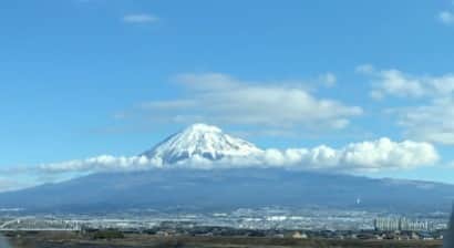 馬場典子さんのインスタグラム写真 - (馬場典子Instagram)「今日の#富士山 は眩しかった」2月28日 16時05分 - baba_channel