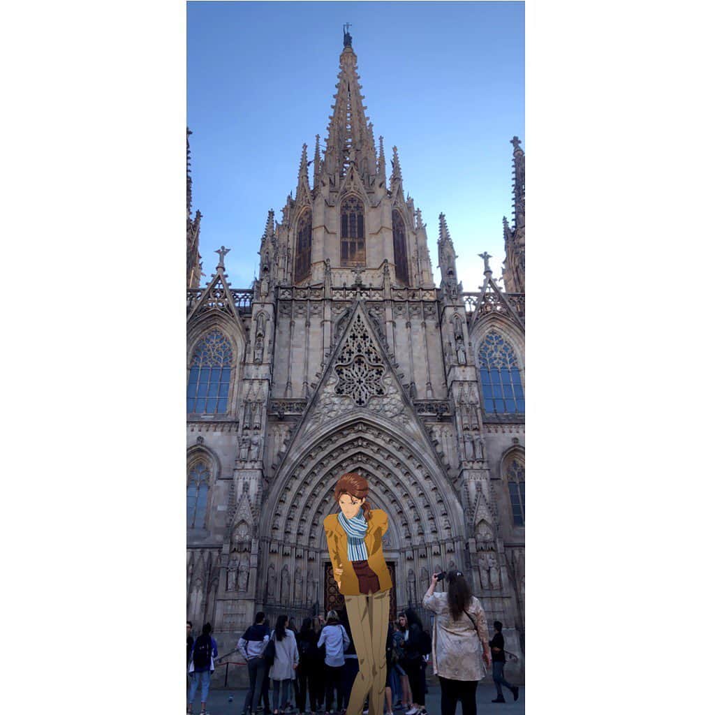 天見浩司のインスタグラム：「バルセロナ大聖堂（サンタ･エウラリア）見応え抜群！ Cathedral of Santa Eulalia #スペイン #Spain」