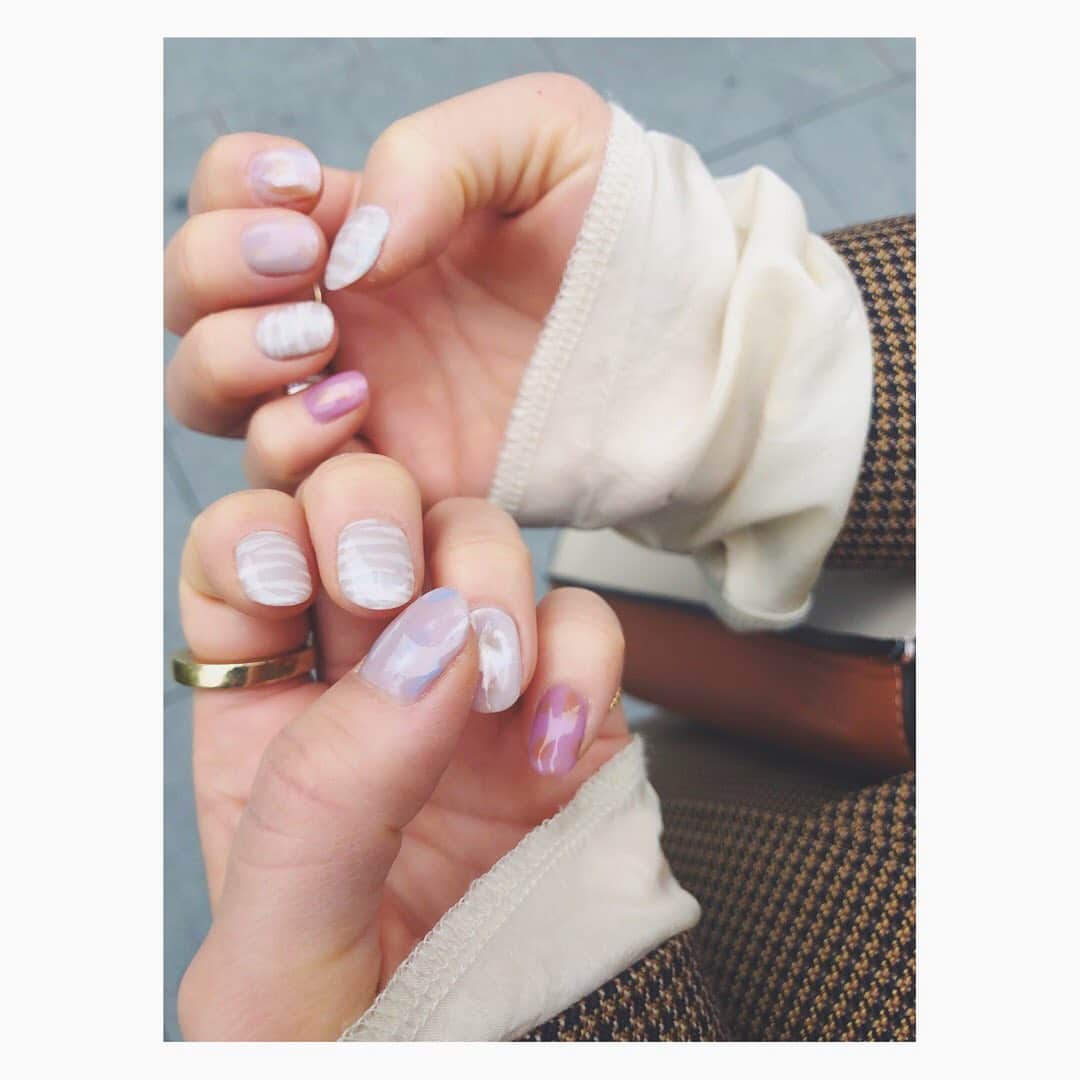 野尻美穂のインスタグラム：「🦓💟💅 いつもありがとう☺️ #nails」