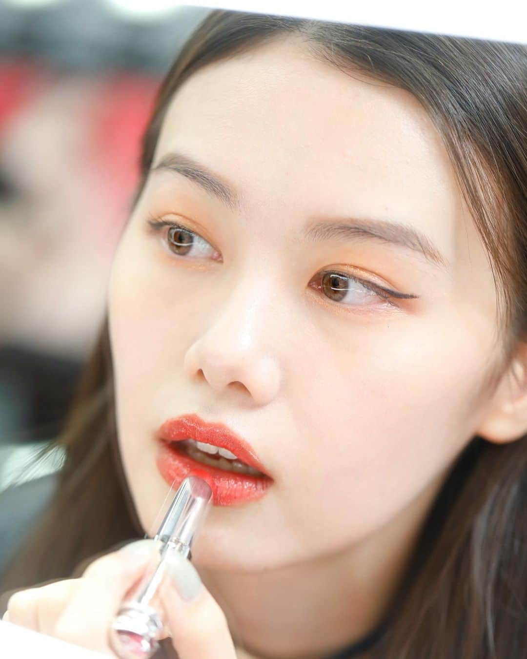 泉はるさんのインスタグラム写真 - (泉はるInstagram)「. 私のお気に入りは740番💄 70%オイル配合だからぷるぷる。 #dior #dioraddict #lipstick #ディオールアディクトラッキーシアター #アディクトハロシャイン」2月28日 18時26分 - haruppp717