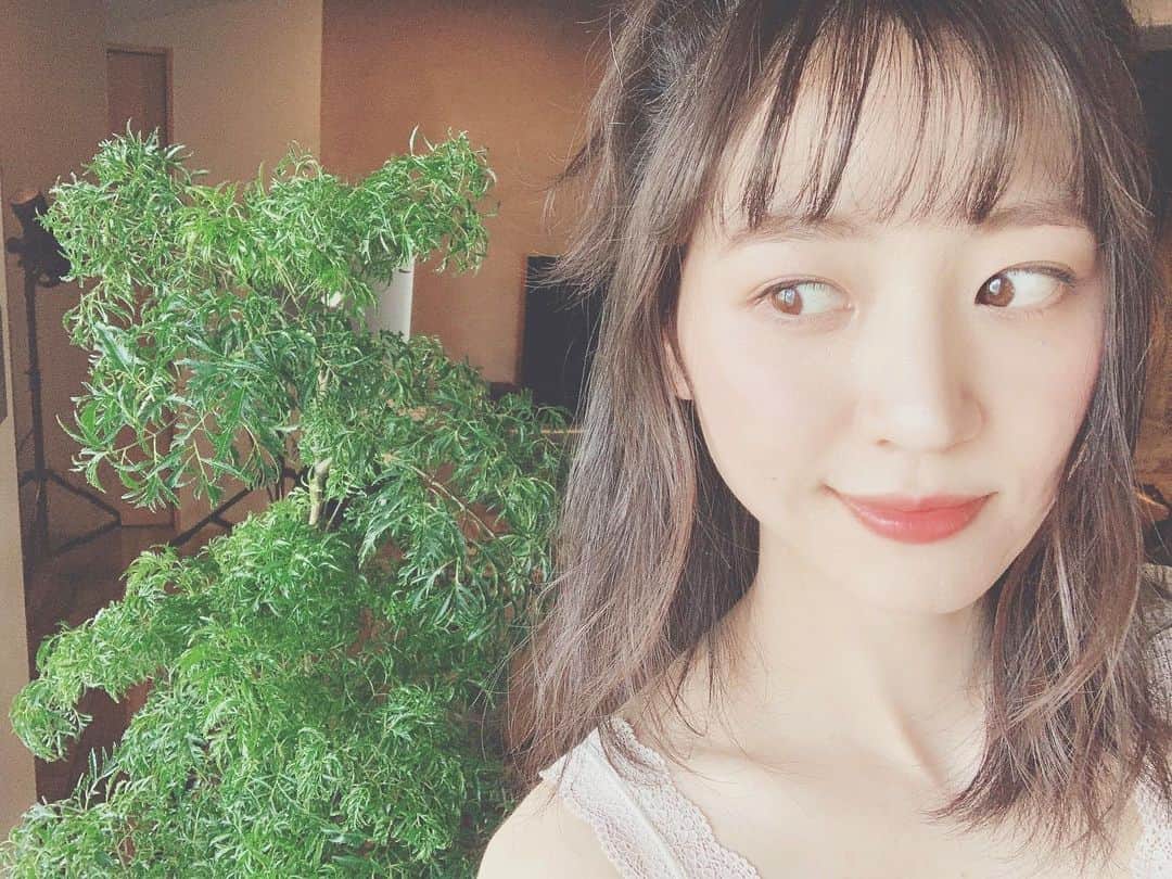 船岡咲のインスタグラム：「・﻿ ・﻿ ﻿ ○﻿ ﻿ ﻿ 今日はずぅっっっと楽しみに﻿ していた撮影でした……♥︎♡﻿ ﻿ ﻿ 写真載せたいけど、﻿ まだおあずけ〜﻿ ﻿ ﻿ ﻿ ﻿ #おしゃれ #ロケ #撮影﻿ #最高 #しあわせ #グラビア﻿ #楽しみにしててね」