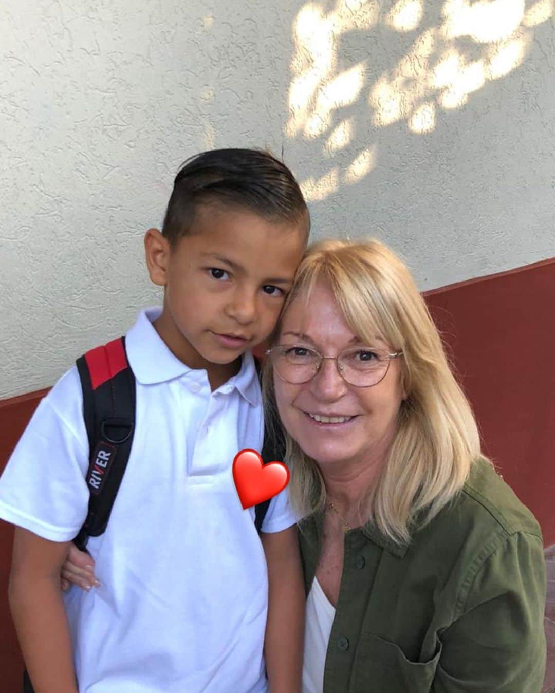 マヌエル・ランシニのインスタグラム：「Feliz comienzo de clases hijo te amo mucho!! Que tengas un año de muchos aprendizajes y se feliz siempre 😍❤️」