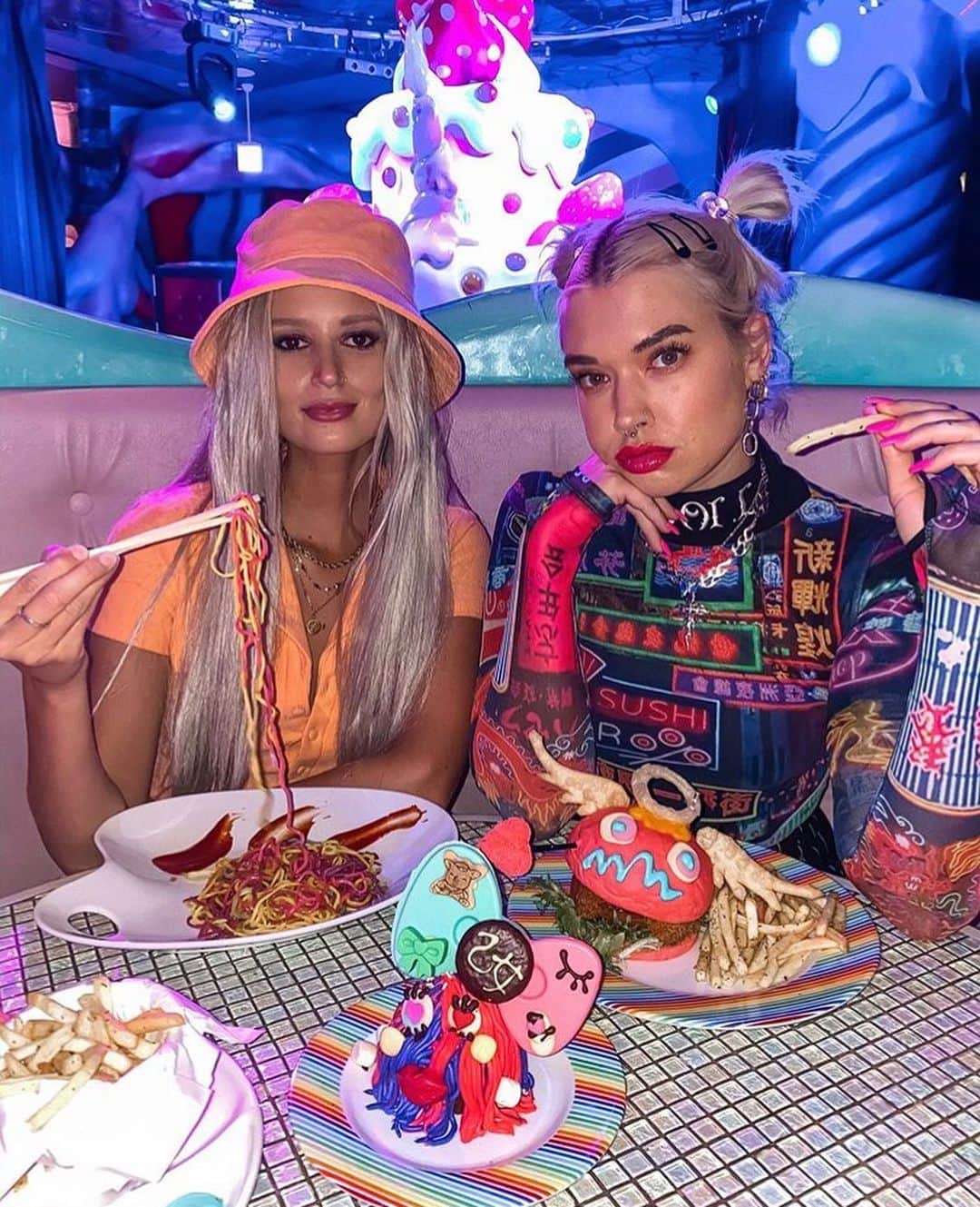 KAWAII MONSTER CAFEのグルメインスタ