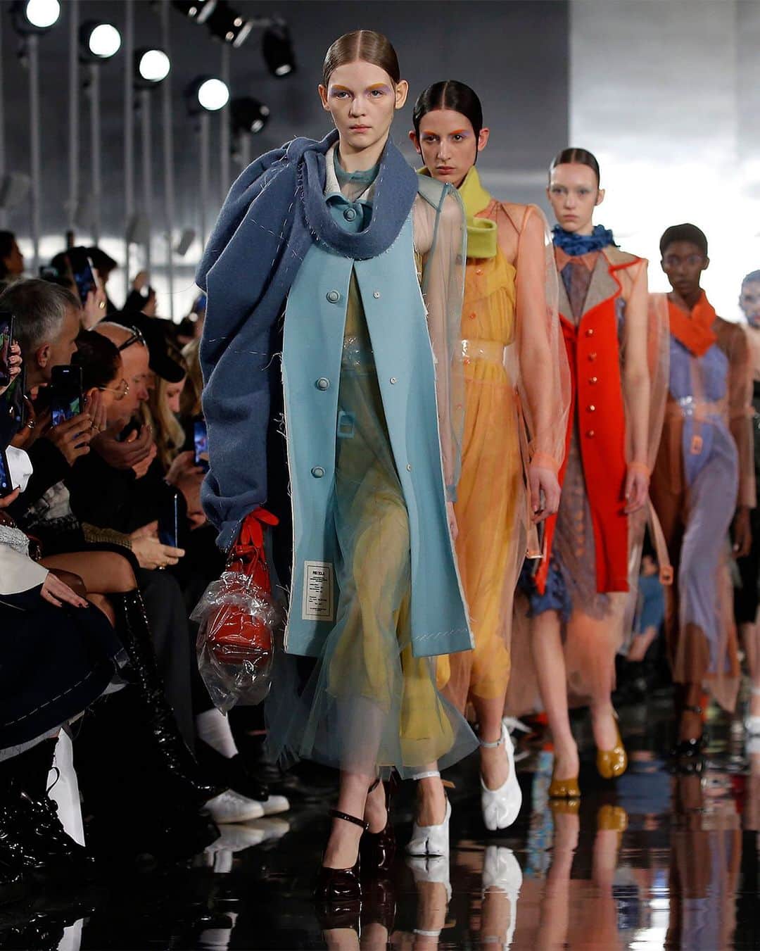 Fashion Weekのインスタグラム：「🌈 on the @maisonmargiela runway.Photo by @gettyimages at #PFW」