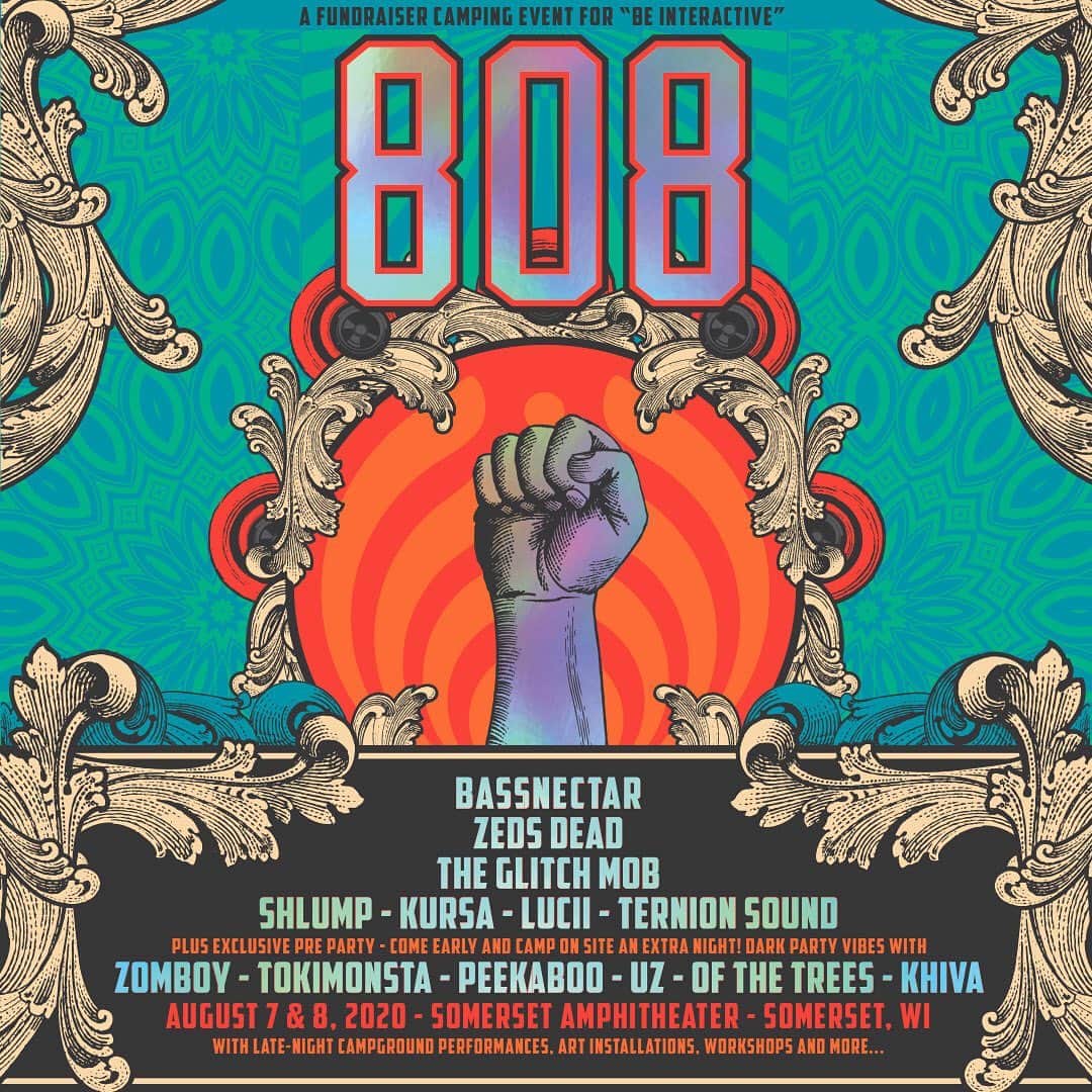 Zeds Deadのインスタグラム：「808 day with @bassnectar ☠️ONSALE NOW☠️」