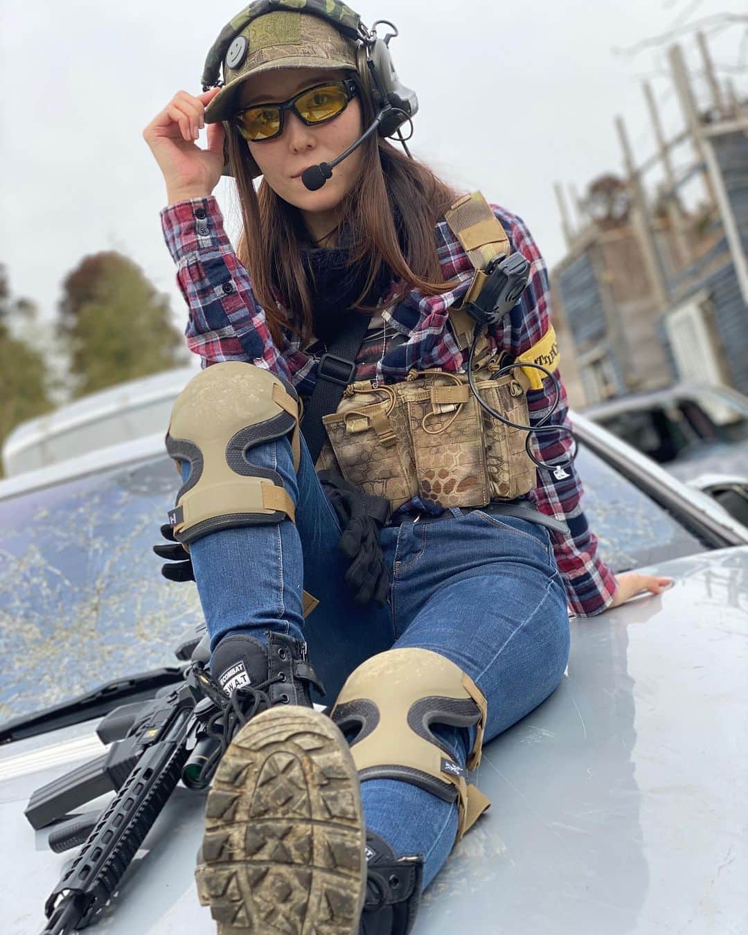 のインスタグラム：「明日は女子サバに行く😎✨﻿ 女の子だけのサバゲは初めてだから楽しみ！😊﻿ ﻿ ﻿ *☼*―――――*☼*―――――﻿ ﻿ I’ll go girl’s survival game tomorrow😎✨﻿ I’m exciting cuz I have never  joined in girls only game!!😊﻿ ﻿ *☼*―――――*☼*―――――﻿ ﻿ ﻿ ▢ ▣ ▢ ▣ ▢ ▣ ▢ ▣ ▢ ▣ ▢ ▣ ▢ ﻿ ﻿ 【#MAYOZONES】﻿ 売り子だよ🙋‍♀️✨﻿ 4/5(日) 関西ショットショー﻿ 4/11(土) G&G lovers﻿ ﻿ ▢ ▣ ▢ ▣ ▢ ▣ ▢ ▣ ▢ ▣ ▢ ▣ ▢ ﻿ ﻿ #BLKFOX﻿ #女子サバ﻿ #サバゲー﻿ #サバゲーマー﻿ #サバイバルゲーム﻿ #サバゲー女子﻿ #ミリタリー﻿ #サバゲー女優﻿ #サバ嬢﻿ #女優﻿ #秋田﻿ #モデル﻿ #MC﻿ #japanesegirl﻿ #メガネ女子﻿ #サバゲー装備﻿ #krytac﻿ #tridentmk2CRB﻿ #ESS﻿ #icom﻿ #arcteryx﻿ #airsoft﻿ #airsoftjapan﻿ #サバゲーしたい﻿ #サバゲーマーさんと繋がりたい﻿ #写真好きな人と繋がりたい」