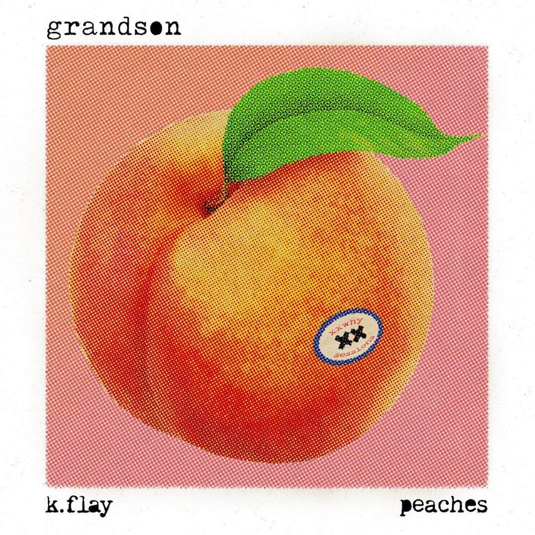 Fueled By Ramenさんのインスタグラム写真 - (Fueled By RamenInstagram)「@grandson & @kflay are here to help you turn your pain into peaches 🍑🍑🍑 Listen to their new collab @ grandson.lnk.to/peaches」2月29日 6時35分 - fueledby