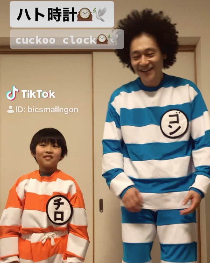 ゴンのインスタグラム：「ハト時計🕰🕊cuckoo clock🕰🕊、Kuckucksuhr🕰🕊、coucou🕰🕊、orologio a cucù🕰🕊、कोयल जैसी आवाज निकालने वाली घड़ी🕰🕊@TikTok @TikTok Japan #なりきりビックスモールン」