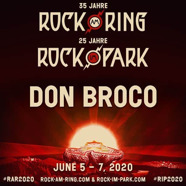 Don Brocoのインスタグラム：「Super pumped to be heading back to @rockamringofficial & @rockimparkofficial this summer!!! 🇩🇪 HUUUAGEEE LINEUP AS PER」