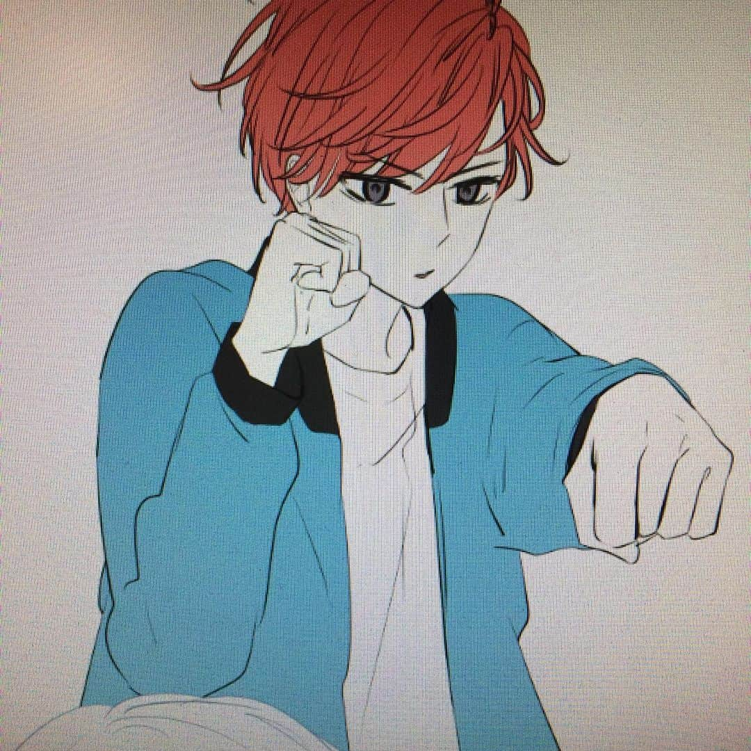 杏さんのインスタグラム写真 - (杏Instagram)「制作中！During drawing ✏️🌸 #linewebtoon  #彼はチョコラテ  #恋愛漫画 #制作中  #manga #comic #lovestory #巧克力拿鐵男孩 #ChocoLatte #他是巧克力拿铁 #กรุ่นไอรักรสช็อกโกแลต」2月29日 17時21分 - ann_u_u