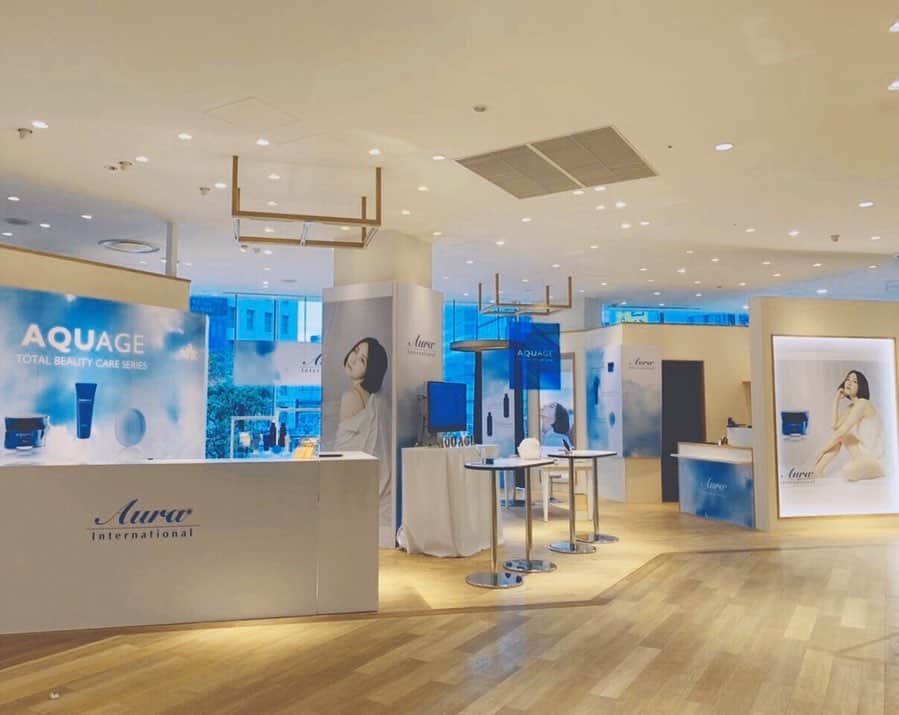 aya onoのインスタグラム：「なんばマルイ 3/1までの期間限定shop #AQUAGE  明日3/1はオープンからラストまで私も居ます💓 🕐11:00〜20:00  是非お立ち寄りください！！ #なんば#なんばマルイ#マルイ#マルイなんば#イメージモデル#大野彩#ミスジャパン#ミスジャパン岐阜#ミス岐阜」