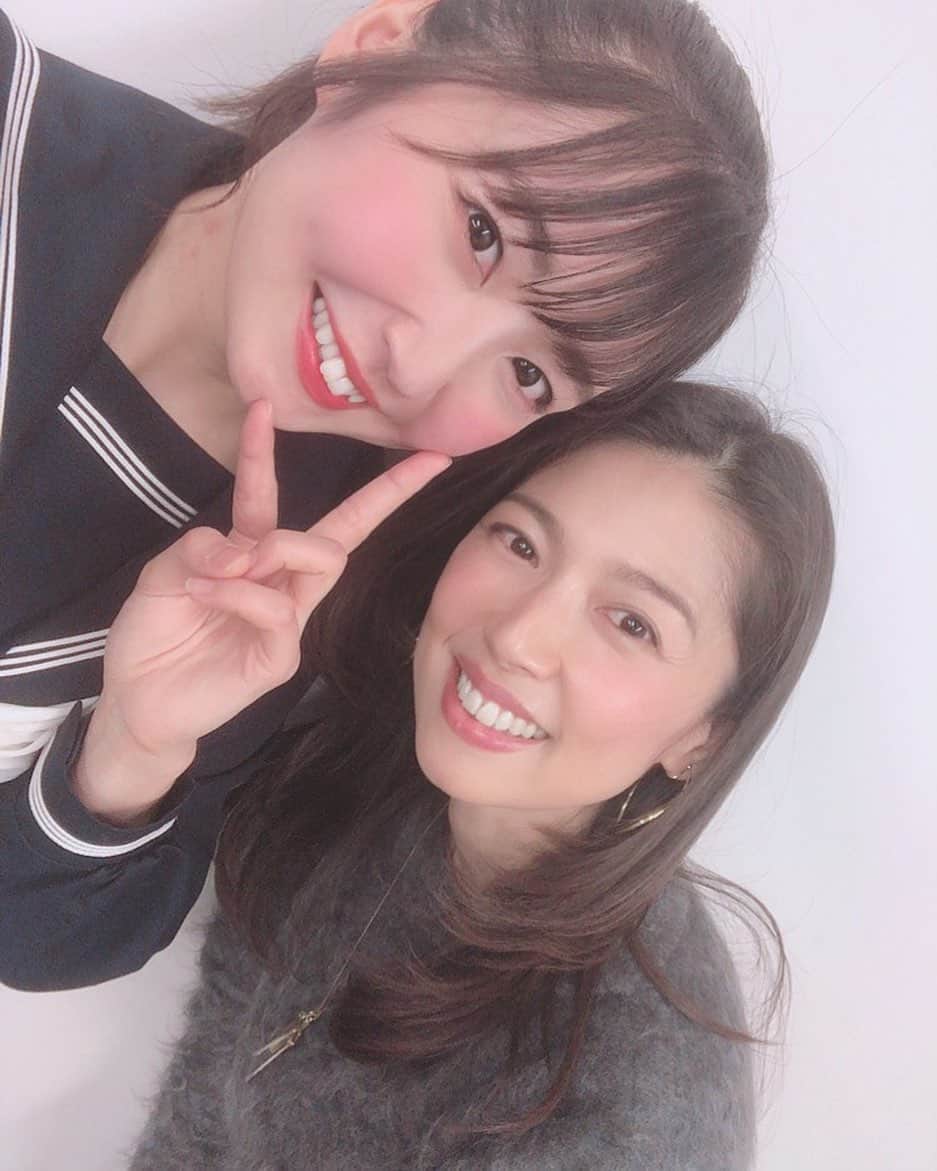 のインスタグラム：「そして、いつも♪一緒に写真撮ってください〜っ♪✨って言ってくれる惣田紗莉渚ちゃん☆彡昨日の写真を送ってくれました✨今回もアイドルパワー炸裂でかわいかったよん💟✨ ・ で、紗莉渚ちゃんの写真アプリ、何だかいい感じではないか！（笑）今度教えてもらおう👍✨ ・ #惣田紗莉渚 ちゃん #かわゆす #そのアプリ教えて  #☺️」