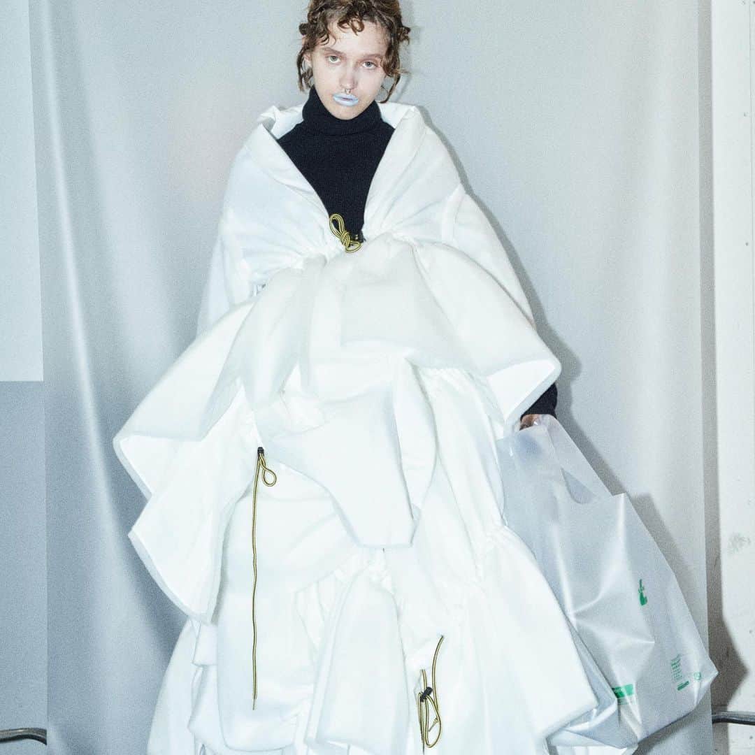 山本里美のインスタグラム：「Limi feu’s 2020-21 autumn winter collection is presented at the showroom  from tomorrow. #limifeu」