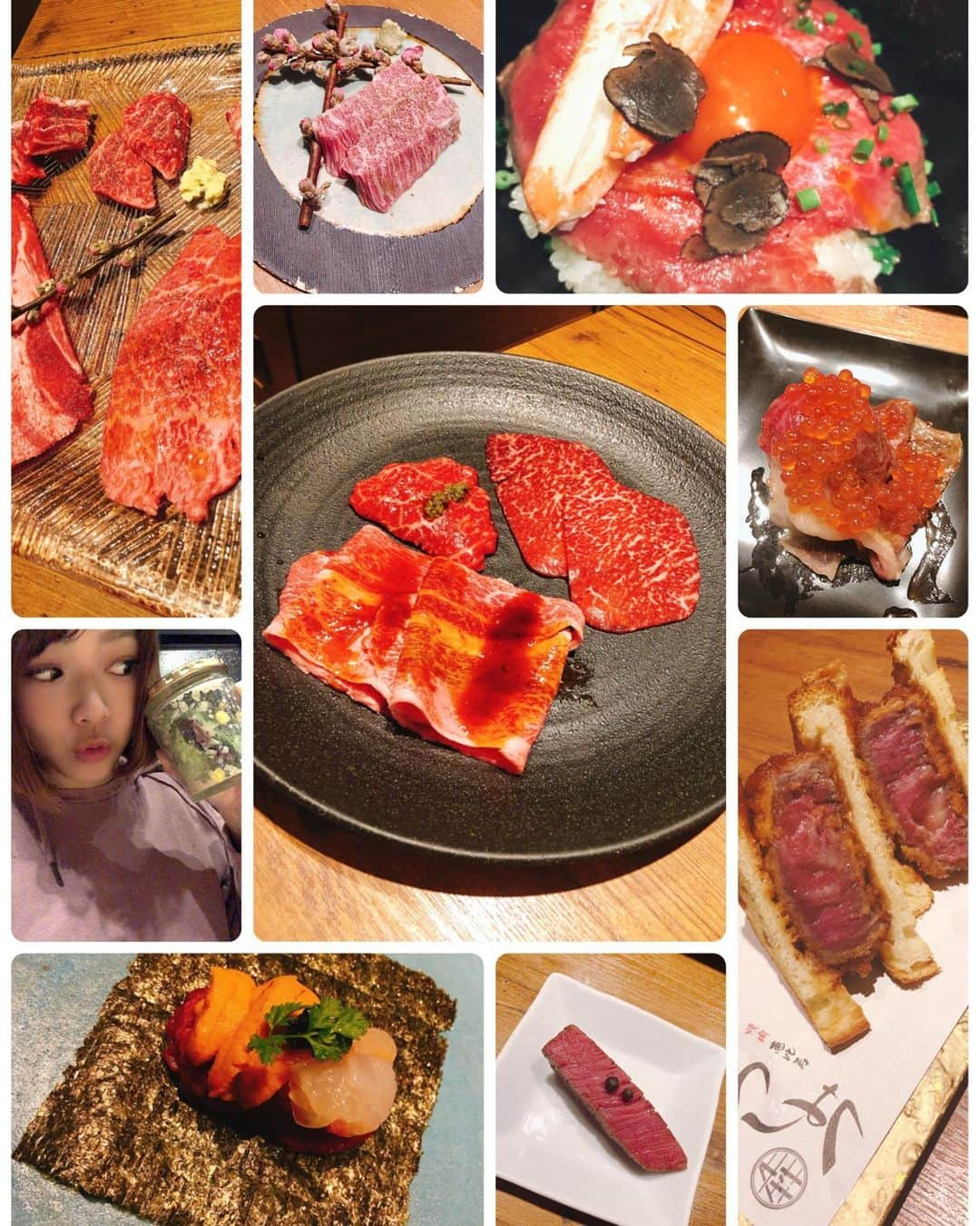 山脇千文美さんのインスタグラム写真 - (山脇千文美Instagram)「こないだお肉食べてきたやつ！ #恵比寿 #うしみつ恵比寿 #うしみつ #贅沢 #焼肉 #肉大好き #幸せ」2月29日 22時40分 - chanchiine