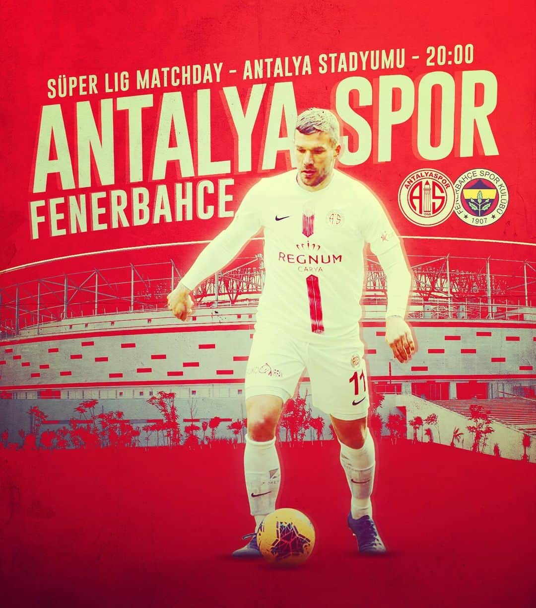ルーカス・ポドルスキさんのインスタグラム写真 - (ルーカス・ポドルスキInstagram)「MATCHDAY - let‘s go 👊🏻⚽ #poldi #soccer #antalyaspor 🦂💯 @Antalyaspor」2月29日 22時36分 - lukaspodolski