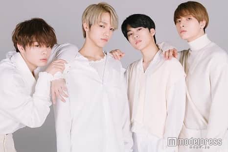 大平祥生のインスタグラム：「🍮 S4! super 4! 𖤐 200227 | modelpress ♡´･ᴗ･`♡ #大平祥生 #ohirashosei #shoseiohira #JO1 #ジェイオーワン #produce101japan #日プ #produce101 #producejapan」