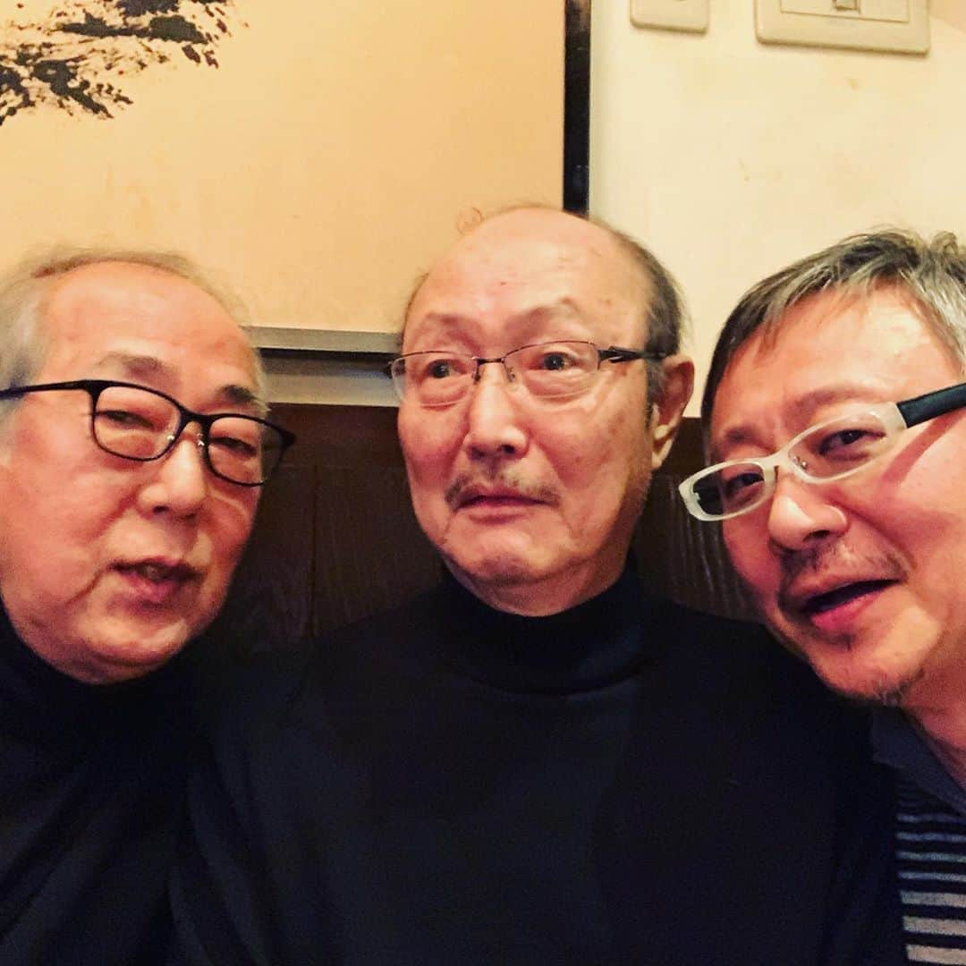 松尾貴史さんのインスタグラム写真 - (松尾貴史Instagram)「昨夜、急遽の会食で素敵な盛り上がりが。 「原田芳雄　２．２９　Ｂｉｒｔｈｄａｙ　Ｌｉｖｅ風来去　～ライブやるぞ、と芳雄は言った。仲間と祝う成人式～」は延期になりましたが、詳細が決まったらお知らせ致します。  #原田芳雄 #原田喧太 #原田麻由 #石橋蓮司 #江口洋介 #佐藤浩市 #桃井かおり #松たか子 #岸部一徳 #仲野茂 #山崎ハコ #奥野敦士 #酒井麿 #樋口豊 （BUCK-TICK）#bucktick #勝村政信 #金山一彦 #松尾貴史」3月1日 9時26分 - kitsch.matsuo