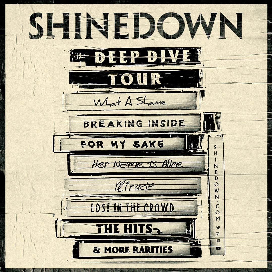 Shinedownさんのインスタグラム写真 - (ShinedownInstagram)「#SDDeepDiveTour is just right around the corner and we're sold out in several markets right now. Don't delay... Get up and grab your tickets now at shinedown.com/shows. . ⚠️ Low Ticket Alert - Dallas, TX」3月1日 3時18分 - shinedown