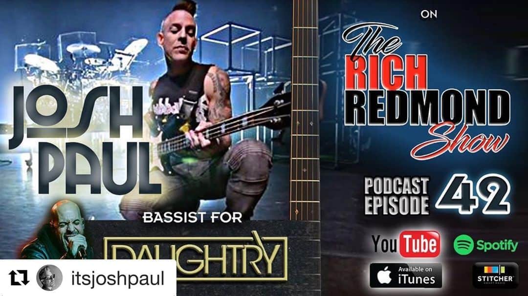 クリス・ドートリーのインスタグラム：「Check out my brother @itsjoshpaul talking about his very accomplished music career! Proud of you bro!  #Repost @itsjoshpaul with @get_repost ・・・ Hey Friends!  I hung out to chat it up a bit with my bro @richredmond recently, good times for sure! 🤙  Rich was one of the first people that gave me some of the low down on the Nashville music scene and community- he was kind and welcoming! He’s a good dude! (Link in story highlights)  https://richredmond.com/listen/  #grateful #goodfriends #music #nashville #musicians」