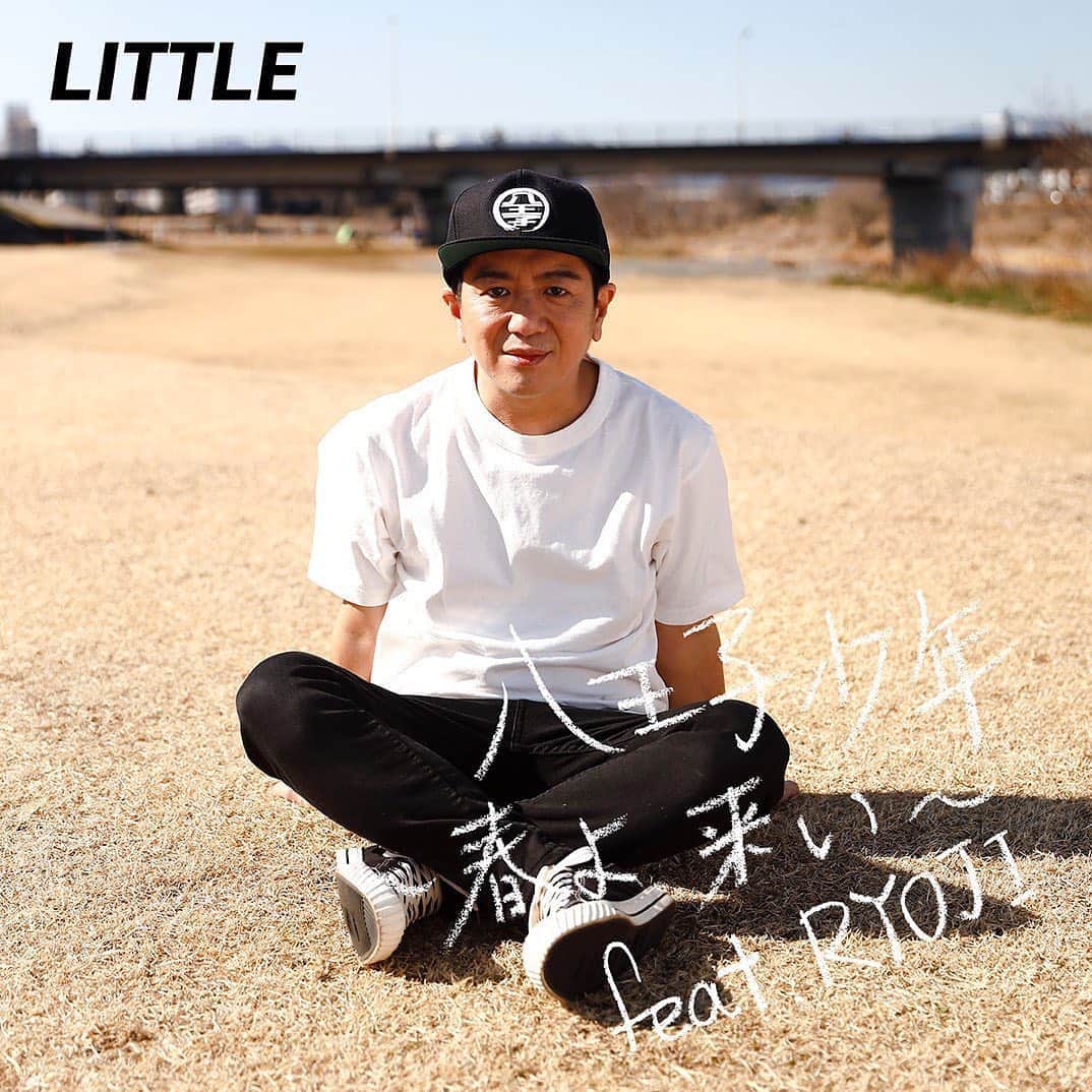 LITTLEのインスタグラム：「八王子少年！配信開始です！！写真はなんかファンモンみたくなったお蔵入りショット！ ここから買えます↓↓ LITTLE「八王子少年〜春よ、来い〜feat.RYOJI - Single」 https://music.apple.com/jp/album/%E5%85%AB%E7%8E%8B%E5%AD%90%E5%B0%91%E5%B9%B4-%E6%98%A5%E3%82%88-%E6%9D%A5%E3%81%84-feat-ryoji-single/1499124023」