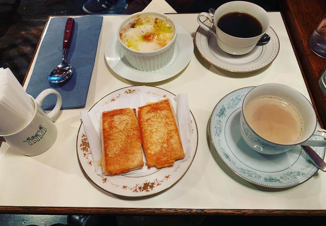 小谷実由さんのインスタグラム写真 - (小谷実由Instagram)「最近週末の終わりが近付くと、この美味しかった月曜日の朝を思い出す🗣🌹 #喫茶部」3月1日 19時08分 - omiyuno