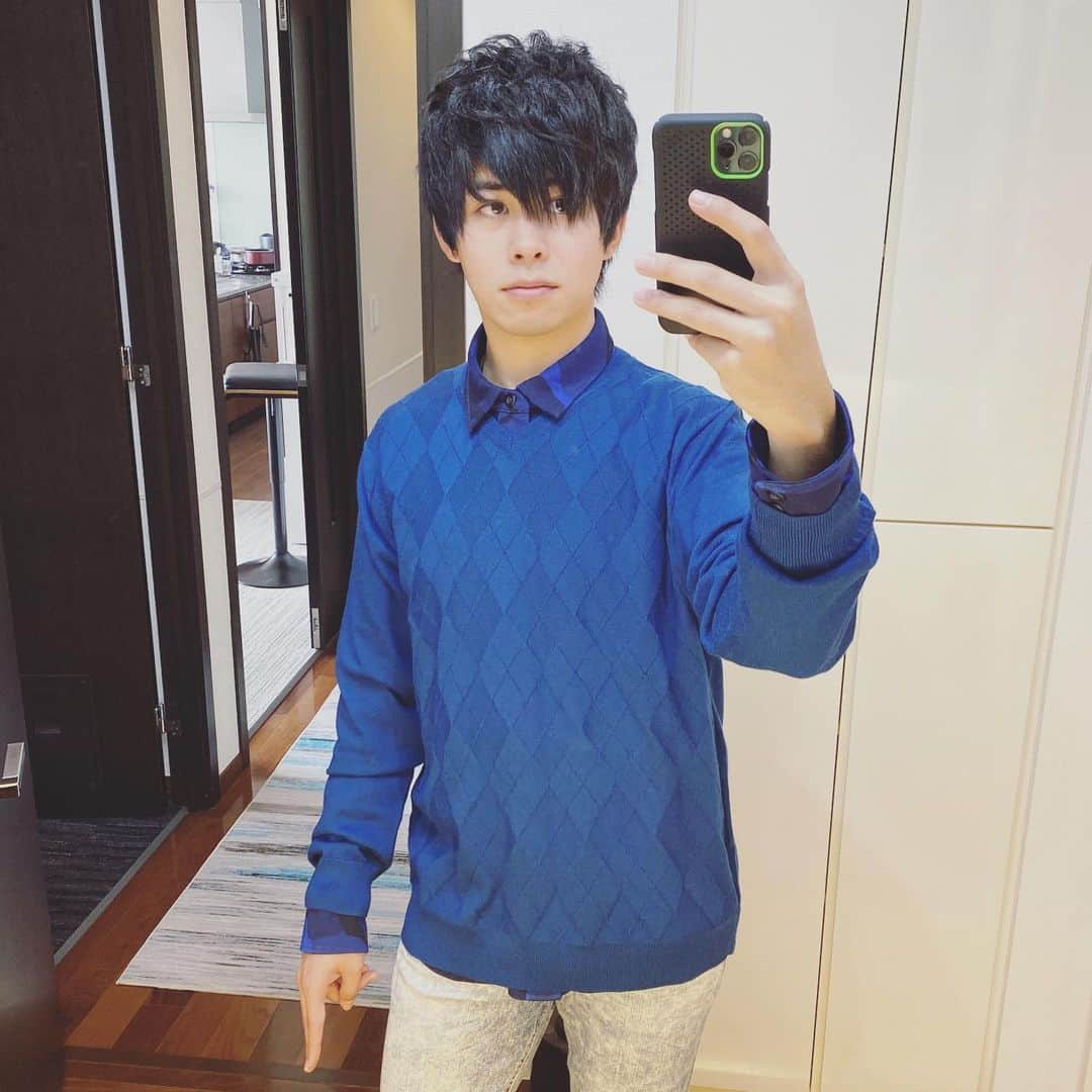 マサイのインスタグラム：「ヘアアイロン→ワックス」