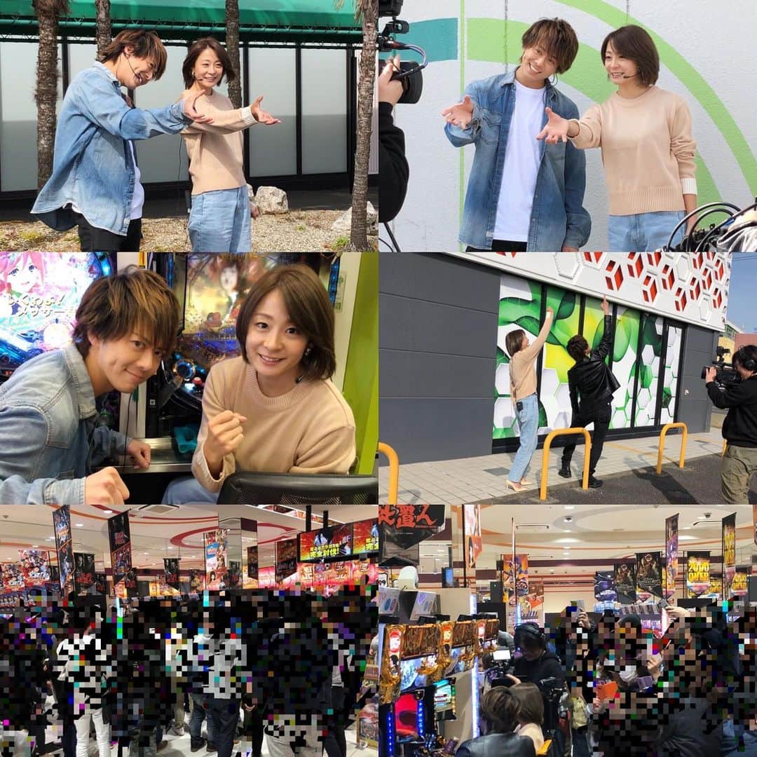 相川友希のインスタグラム：「テンションTAKAHIRO↑↑↑ #パチファン　#パチンコ　#パチスロ　#番組収録　#スター　#大人気　#キムザイル　#EXILE #愛知 新幹線🚄人少なくてコロナの影響を感じました。身近な人でいないけど、花粉もあるのでマスクない、ティッシュない辛い。。コロナ怖い。 免疫力つけなきゃ！！運動、食べ物、手洗いうがい、アルコール消毒しなきゃね！！！ #免疫力アップ  予定通り進みますように。。」