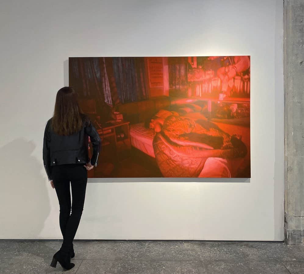 ハ・ヨンスのインスタグラム：「노경민 작가님 작품 멋있다. 🔥」
