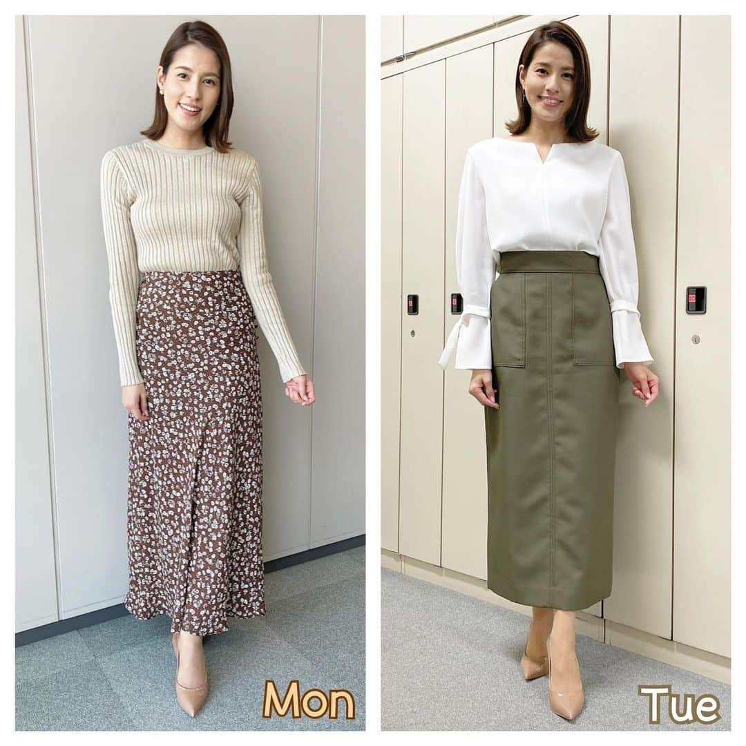 永島優美さんのインスタグラム写真 - (永島優美Instagram)「* 👗Weekly Coordinate（2/24-）👠 * 先週の衣装です。 白シャツに黒のラインが映えていました★ * 落ち着かない日が続きますね。 明日からまた1週間、体調に気をつけて ゆっくり頑張っていきましょうね☺️ - - - - - - - - - - - - - - - - - - - - - - - #weeklyコーデ （Mon＆Tue ▶︎ Wed＆Thu ▶︎ Fri＆Sun） #coordinate #めざましテレビ  #ジャンクスポーツ 今夜7時〜✨」3月1日 15時31分 - yuumi_nagashima