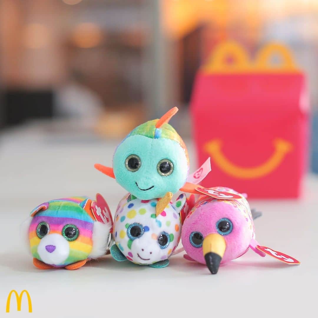 McDonald's Philippinesのインスタグラム：「Get ready to give these cuddly toys a warm hug. Order a Happy Meal and get a TY toy. Now available at a McDonald’s store near you!  Do you love TY toys? Let us know!」