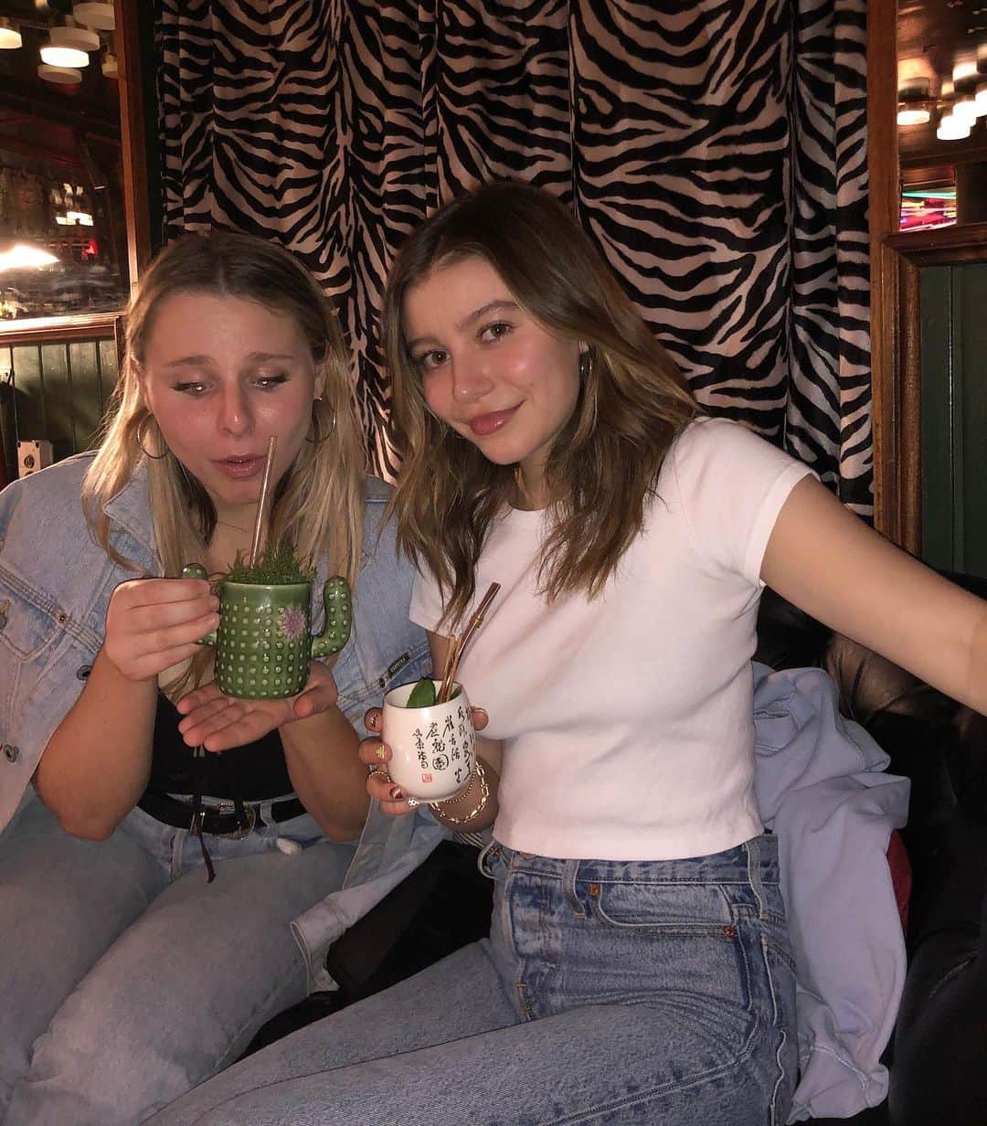 G・ハネリウスさんのインスタグラム写真 - (G・ハネリウスInstagram)「zebra print curtains ! cactus cocktail ! what’s not to love !」3月2日 3時30分 - ghannelius