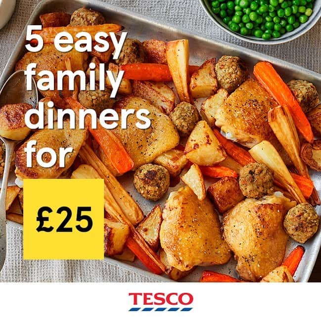Tesco Food Officialさんのインスタグラム写真 - (Tesco Food OfficialInstagram)「Wave goodbye to drab dinners. Plan 5 flavoursome family dinners for £25, right here on Insta. Check out our highlights for everything you need. #Family #FamilyMeals #Food #MealPlanning #MidweekMeals」3月1日 20時12分 - tescofood