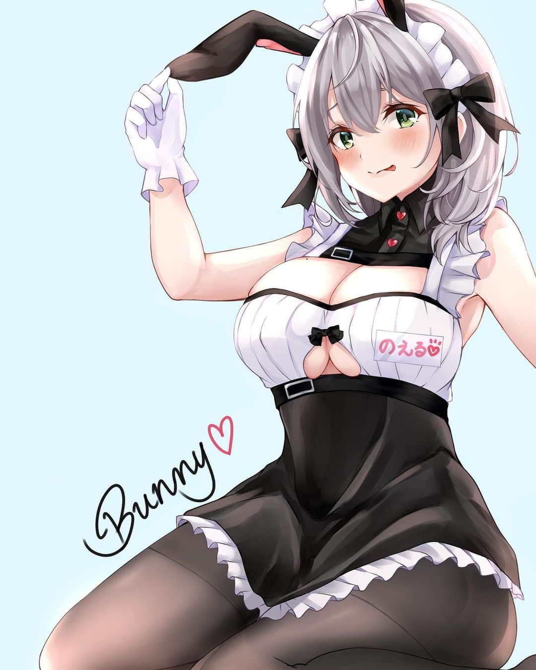 りこたんさんのインスタグラム写真 - (りこたんInstagram)「Bunny Maid…♡ . . #illustration #illustrator #animegirl #animeillustration #gamegirl #gameillustration #hololive #shiroganenoel #otaku #otakugirl #virtualyoutuber #vtuber #イラスト #イラストグラム #絵描き #コスプレイヤー #bunnygirl #バニーガール #maid #maidcosplay #メイド服 #白銀ノエル」3月1日 20時15分 - rikotan_cos